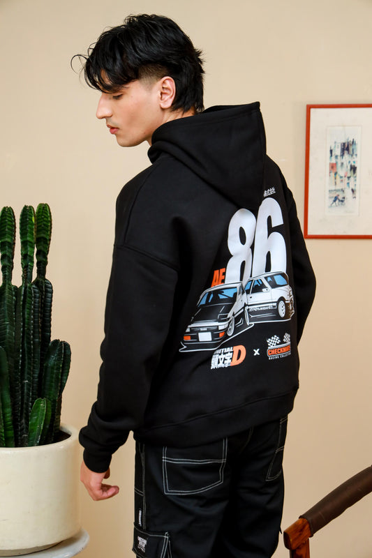 Shop INITIAL D OVERSIZED HOODIE Online in Pakistan