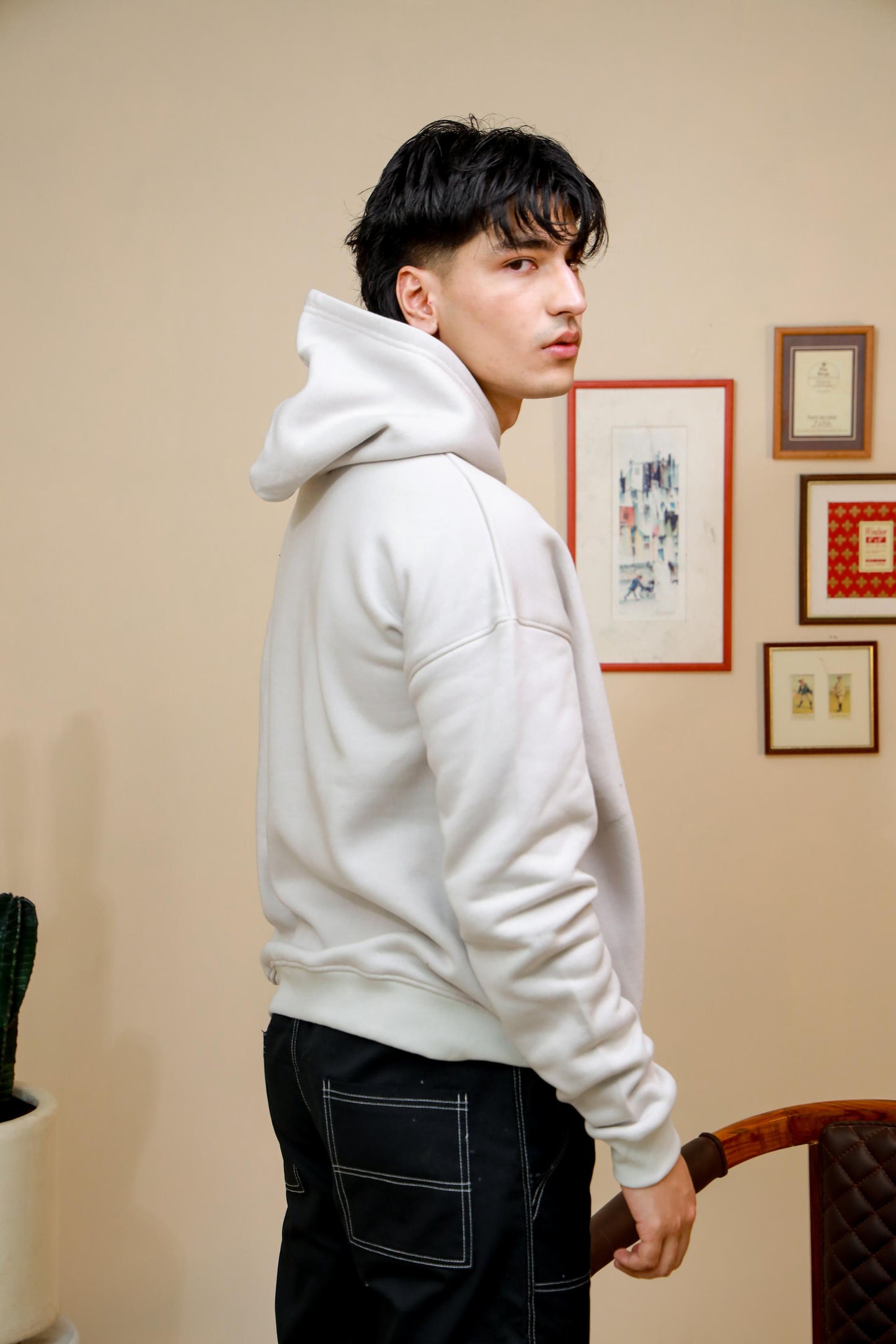 Shop GRAY OVERSIZED HOODIE Online in Pakistan