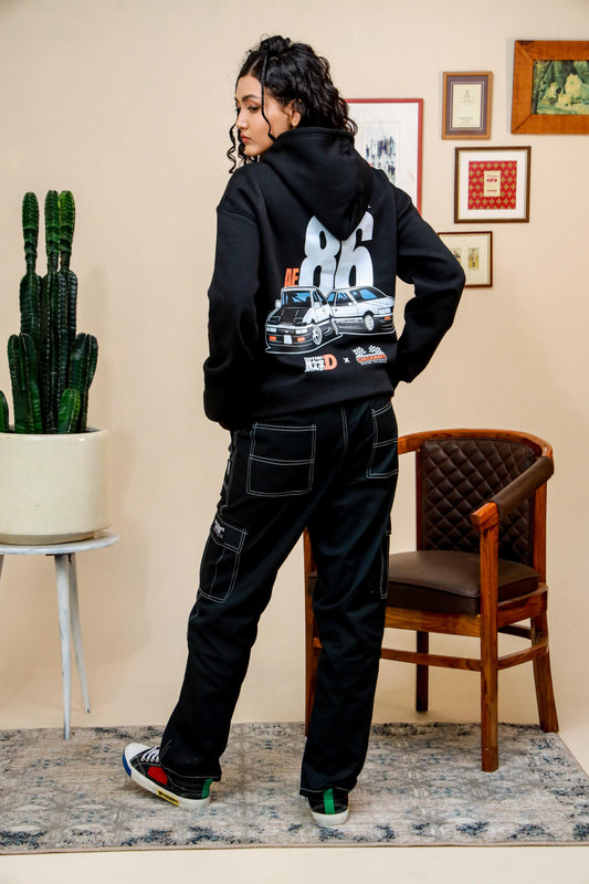 Shop INITIAL D OVERSIZED HOODIE Online in Pakistan