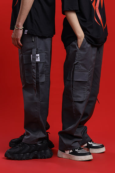 STEEL GRAY CARGO PANT - Shop Now - Checkmate Atelier