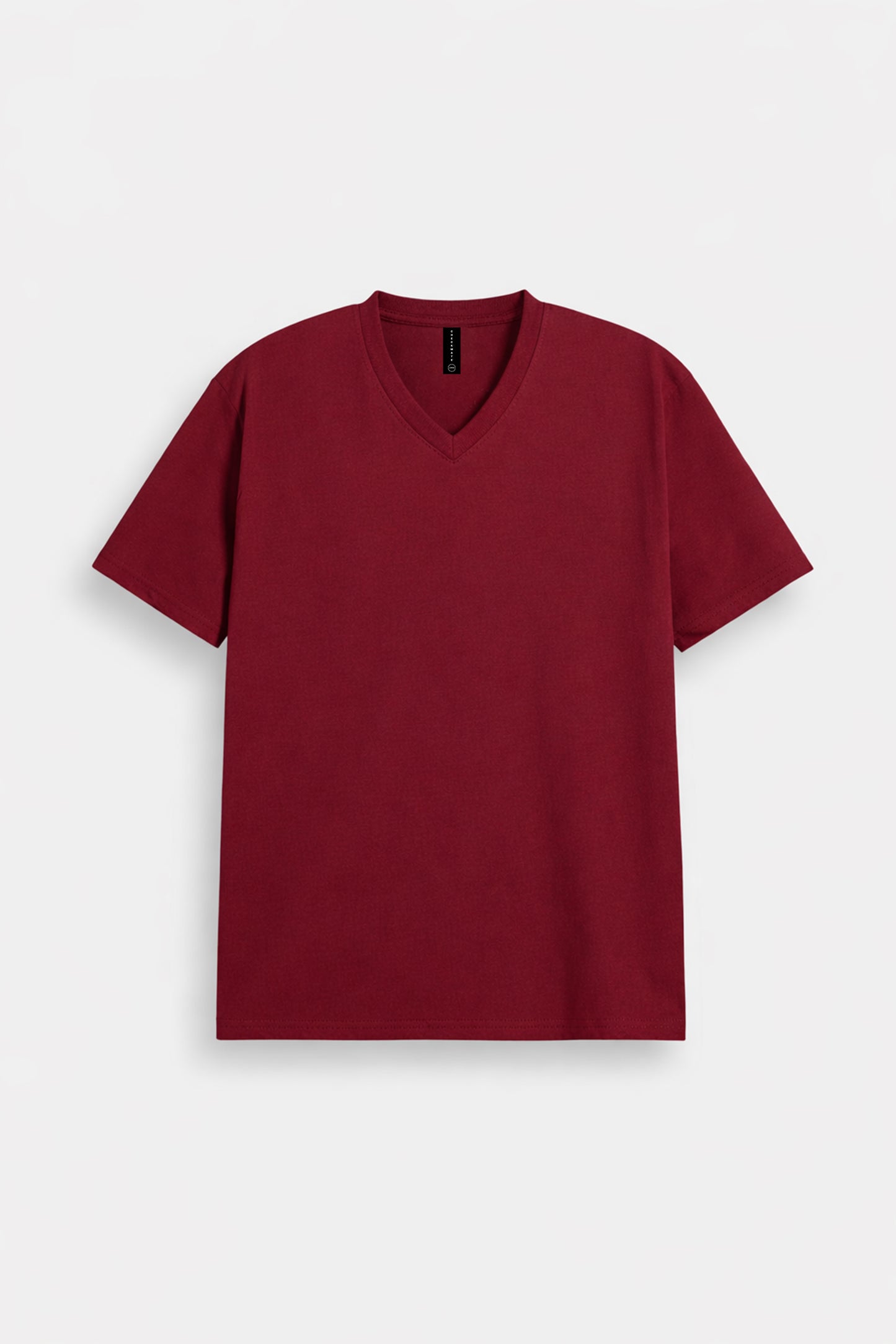Maroon V-Neck T-Shirt