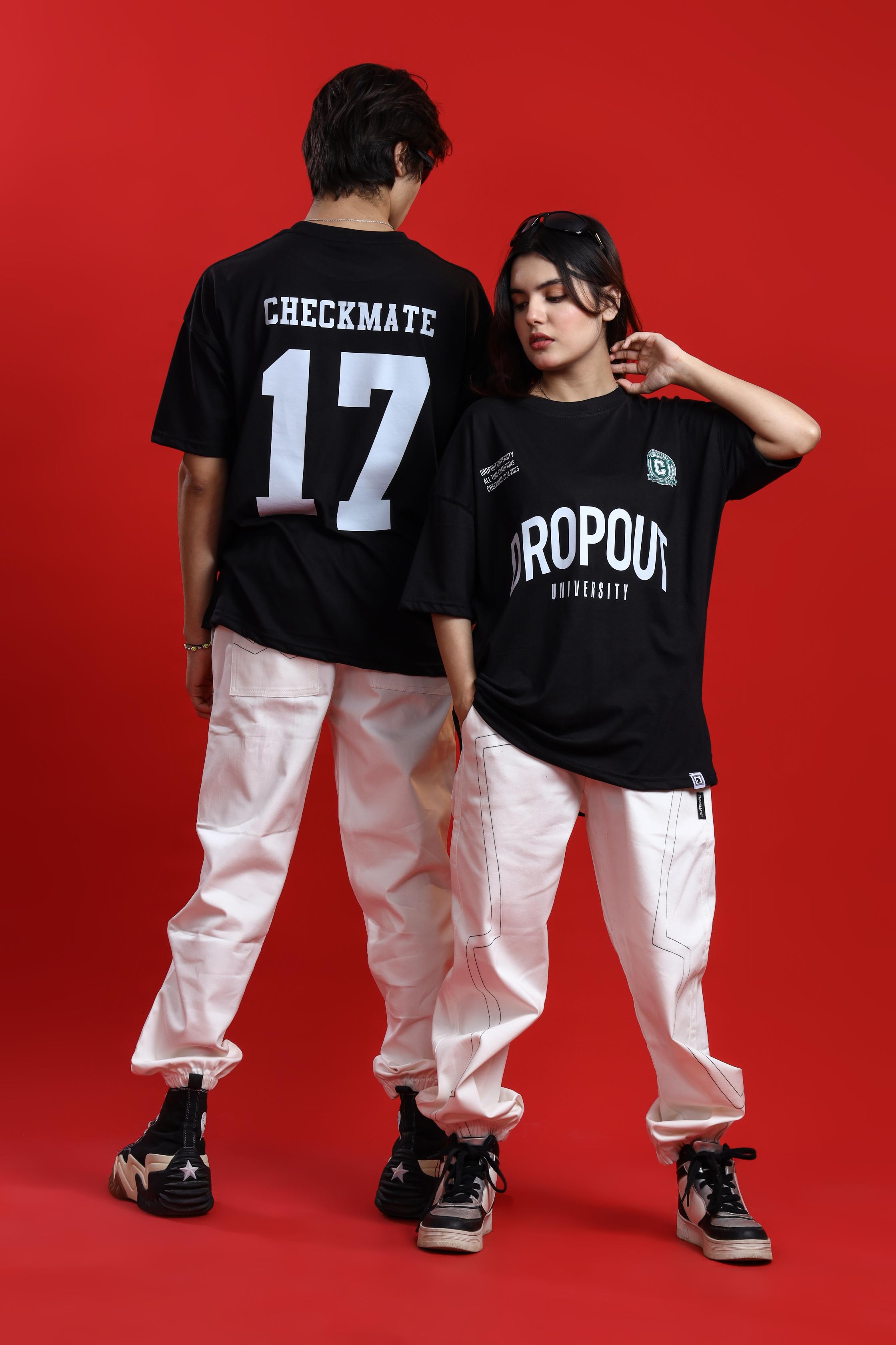 DROP OUT OVERSIZED T-SHIRT - Shop Now - Checkmate Atelier