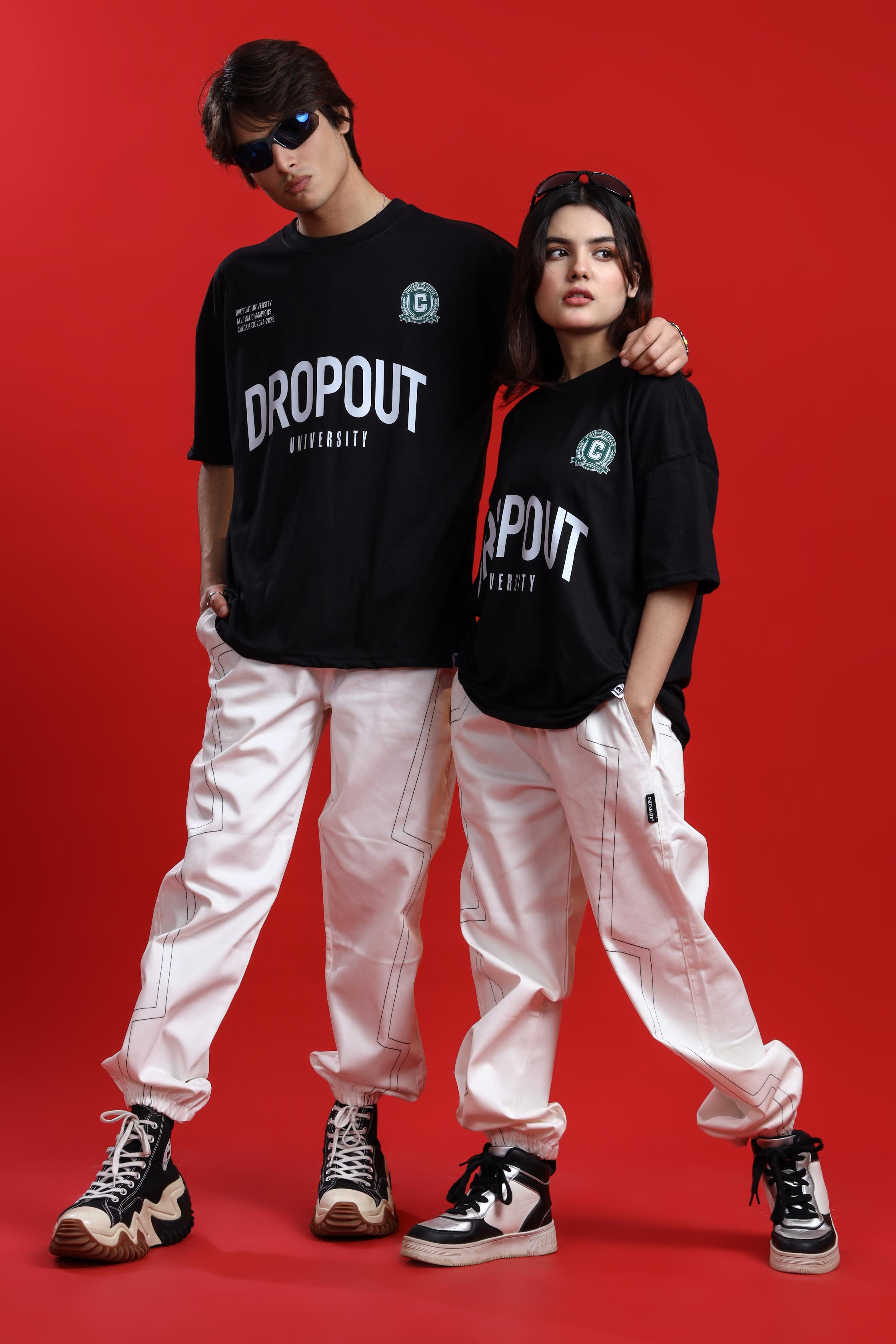 DROP OUT OVERSIZED T-SHIRT - Shop Now - Checkmate Atelier