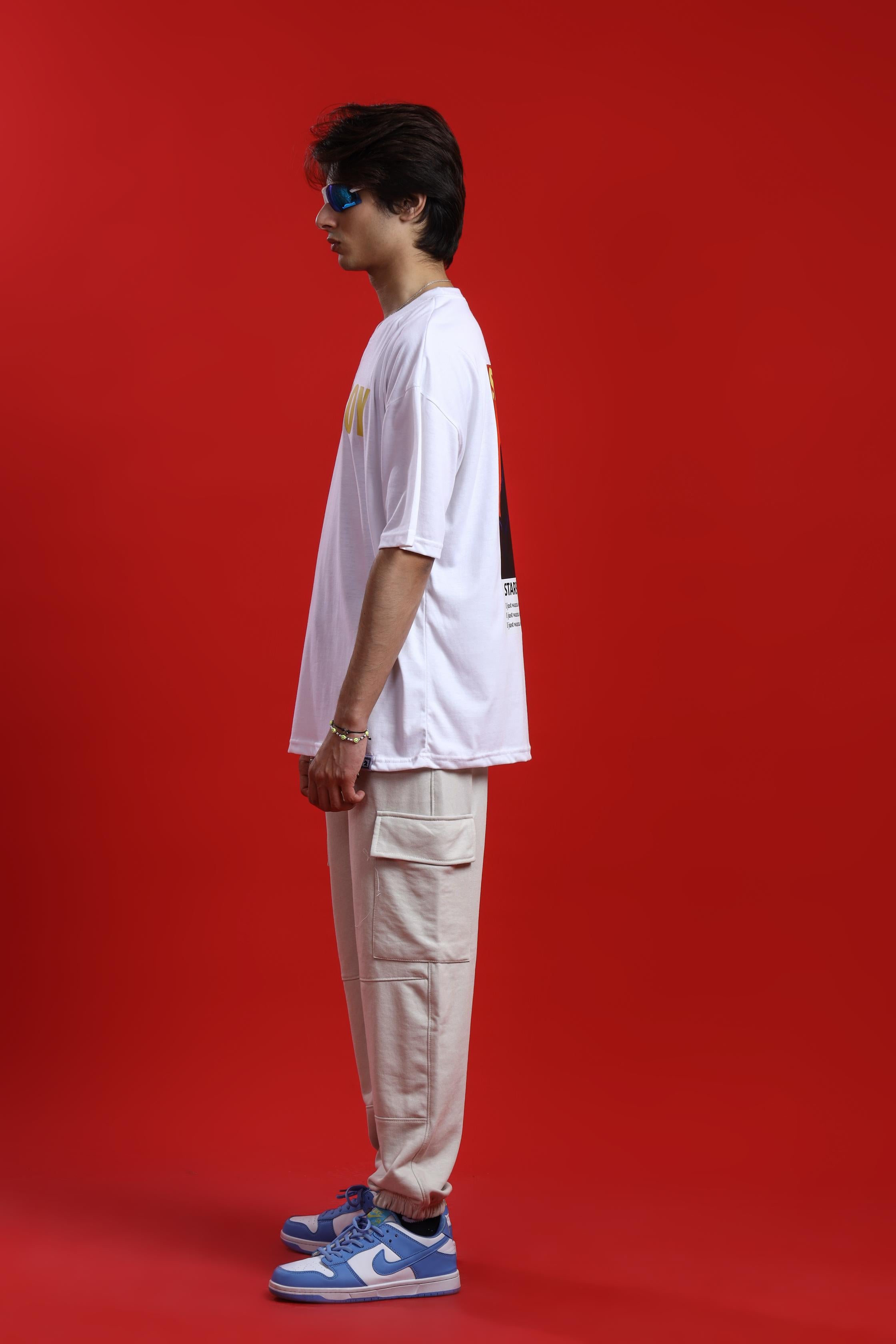 STAR BOY: I JUST WANNA OVERSIZED T-SHIRT - Shop Now - Checkmate Atelier