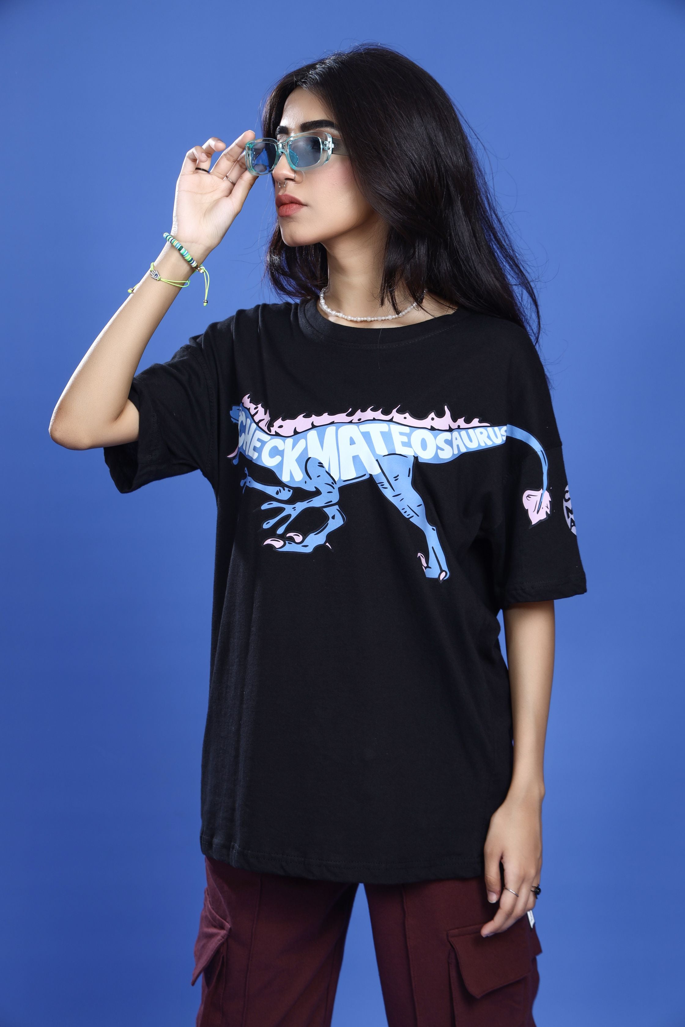 CHECKMATEAURUS OVERSIZED T-SHIRT - Shop Now - Checkmate Atelier