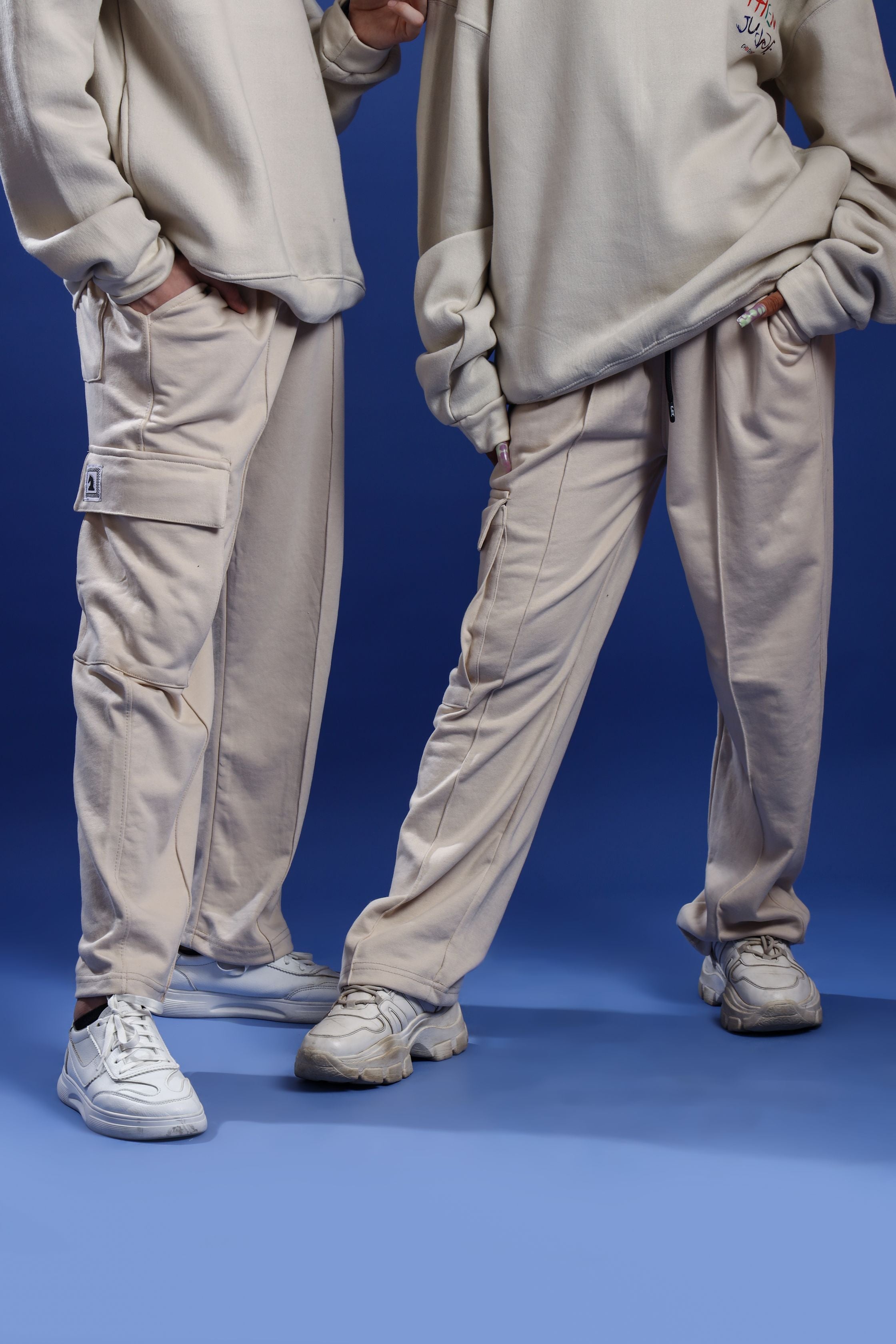 BEIGE CARGO TROUSER (4 POCKETS) - Shop Now - Checkmate Atelier