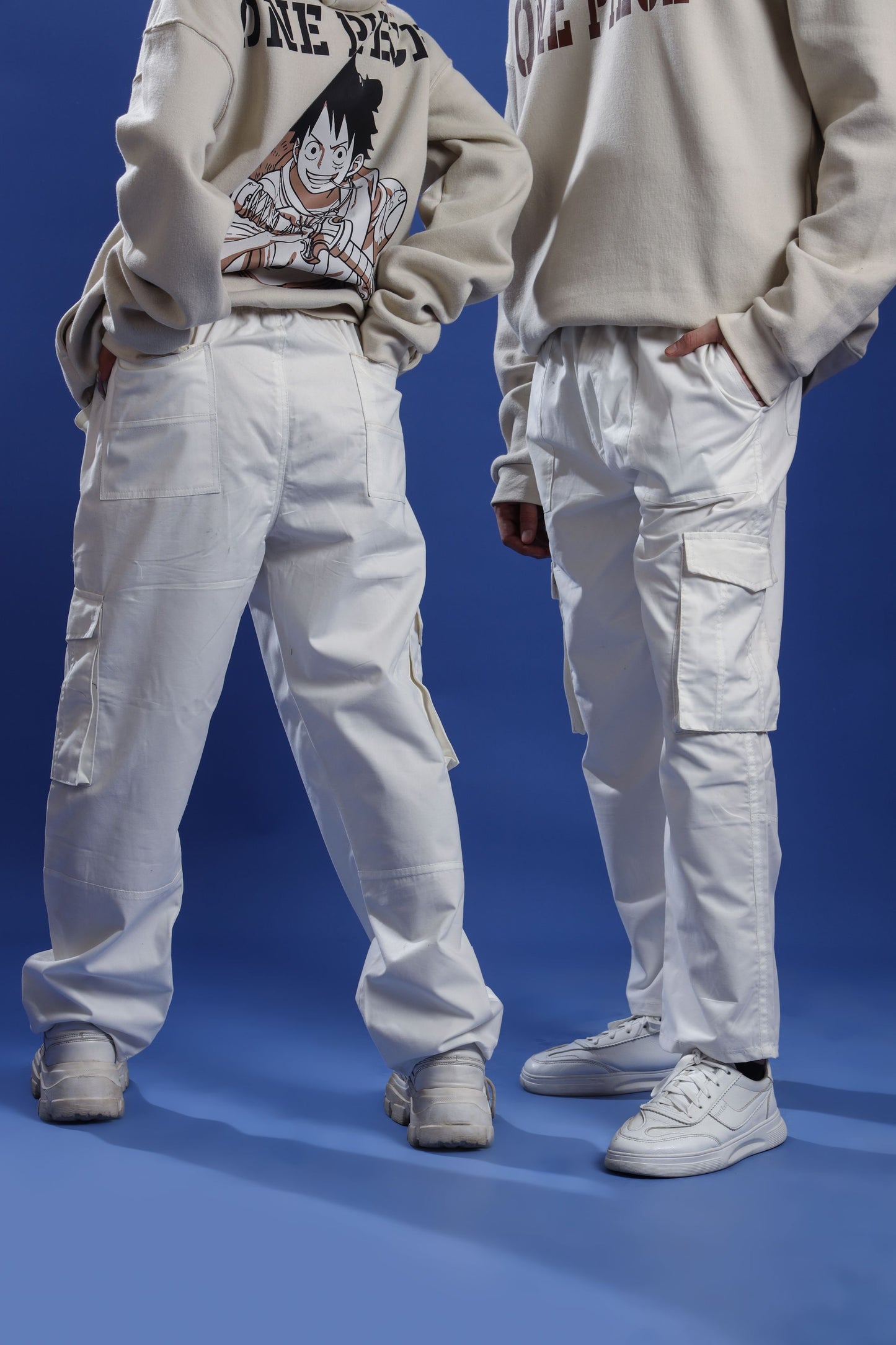 Shop WHITE STRAIGHT CARGO PANT Online in Pakistan