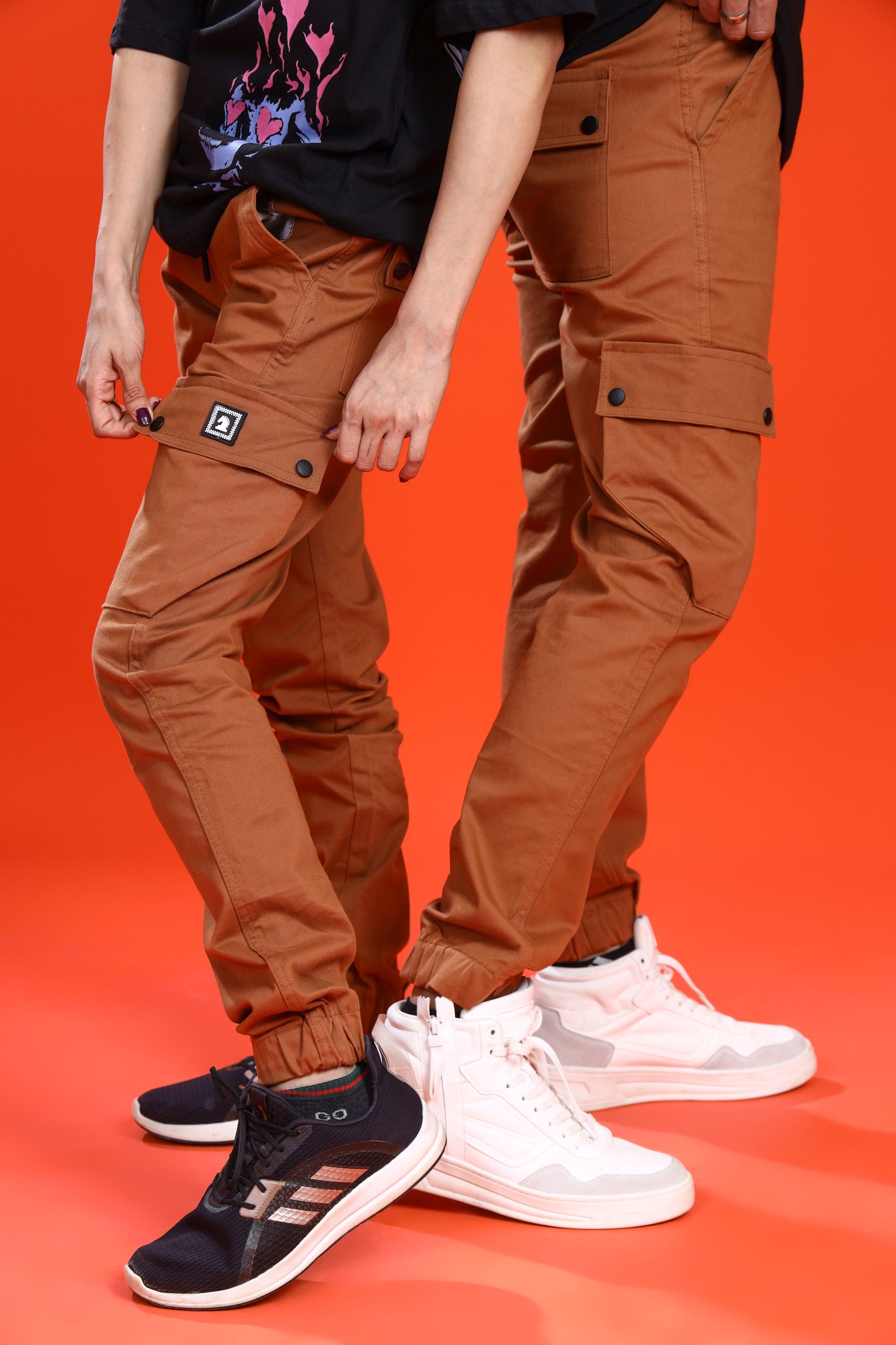LIGHT BROWN SLIM CARGO PANT - Shop Now - Checkmate Atelier