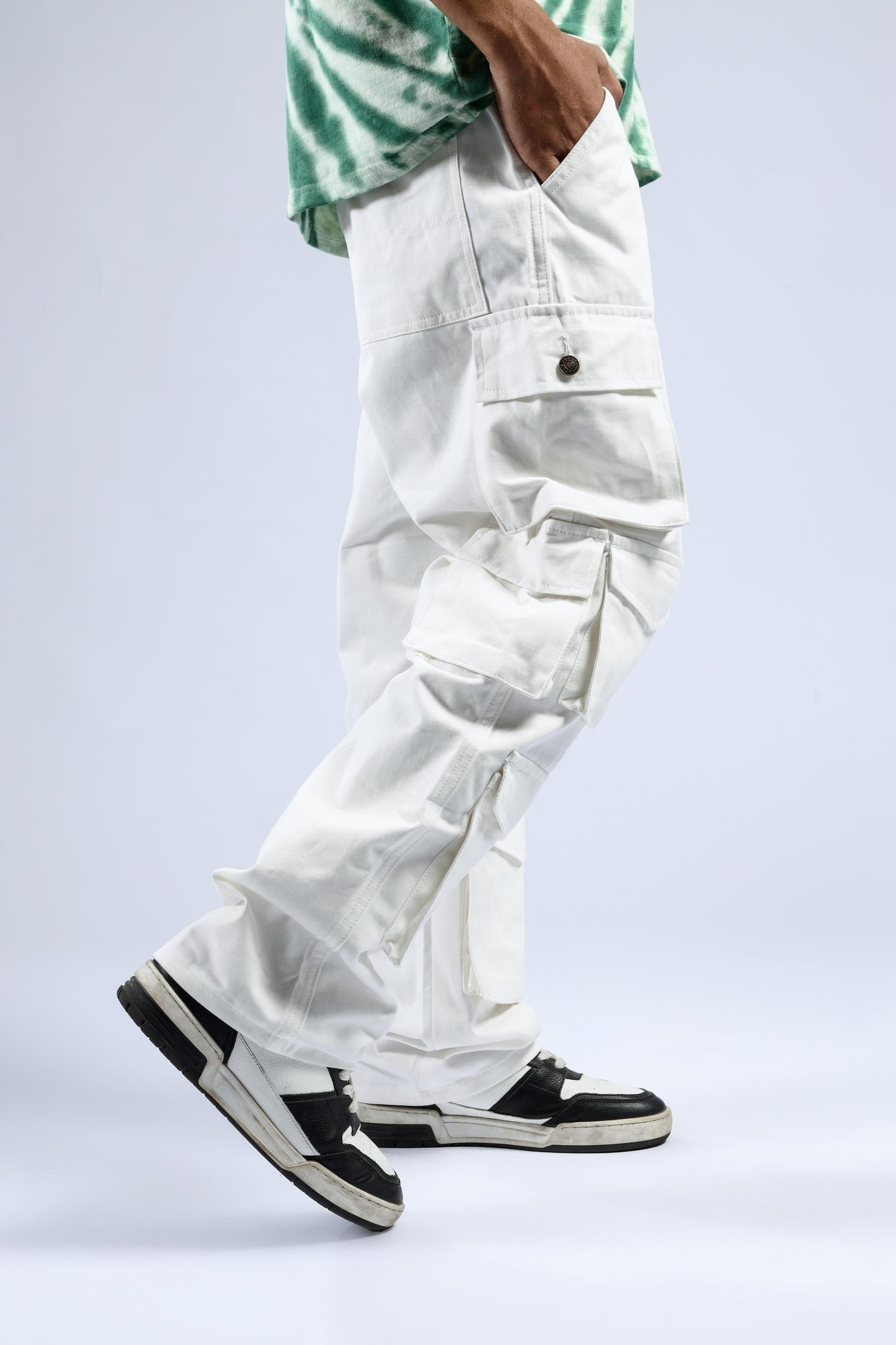 Shop IVORY COMBAT CARGO PANT Online in Pakistan