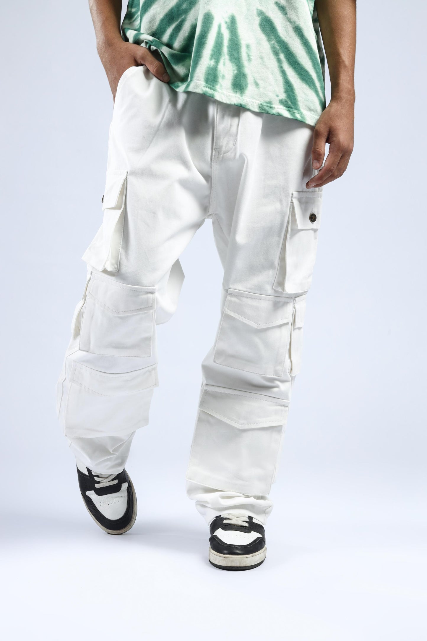 Shop IVORY COMBAT CARGO PANT Online in Pakistan