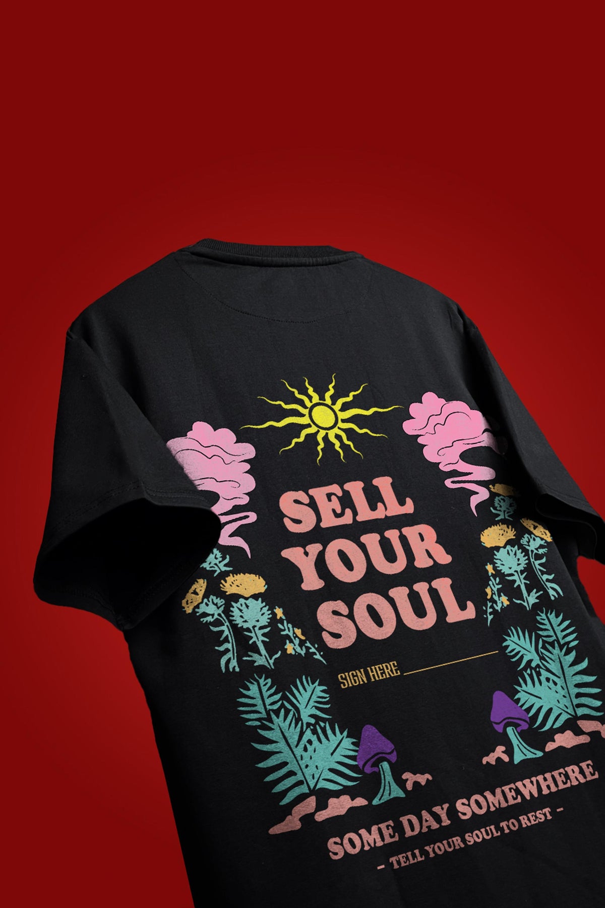 SELL YOUR SOUL OVERSIZED T-SHIRT - Shop Now - Checkmate Atelier