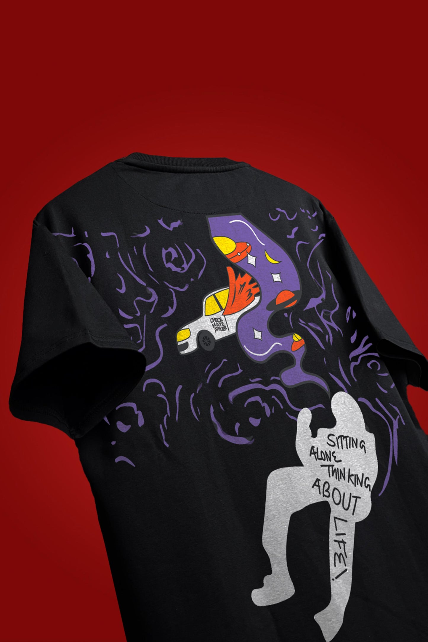 Shop SITTING ALONE OVERSIZED T-SHIRT Online in Pakistan