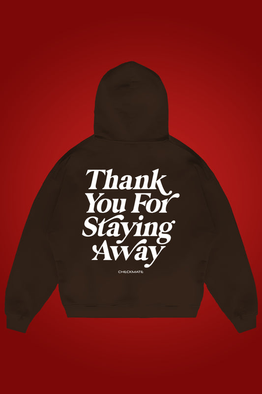 THANK YOU OVERSIZED HOODIE - Checkmate Atelier