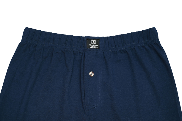 Navy Blue Boxer Shorts - M - Shop Now - Checkmate Atelier