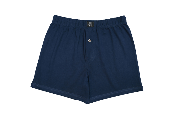 Navy Blue Boxer Shorts - M - Shop Now - Checkmate Atelier