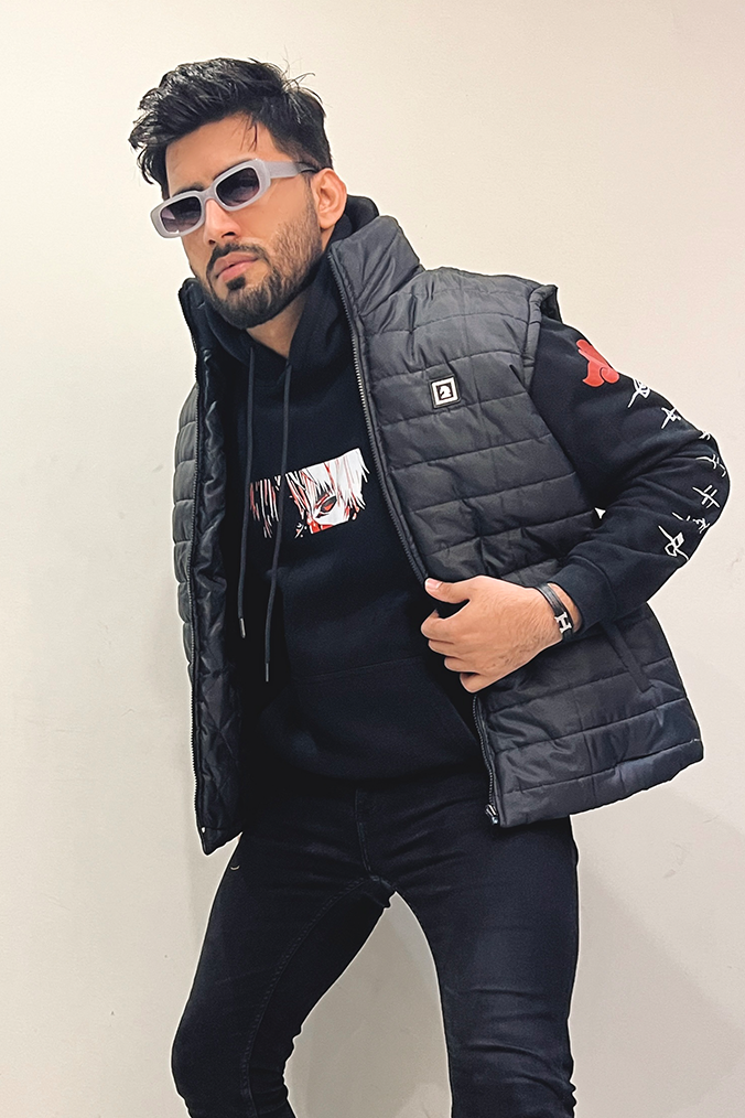 BLACK REVERSIBLE PUFFER JACKET - Shop Now - Checkmate Atelier