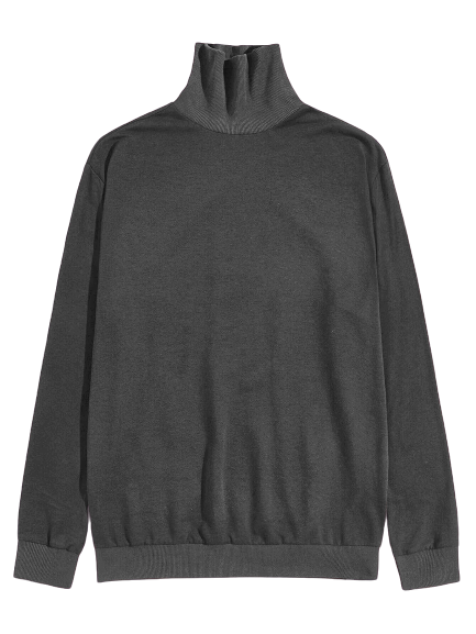 Shop Charcoal Basic High Neck Online in Pakistan