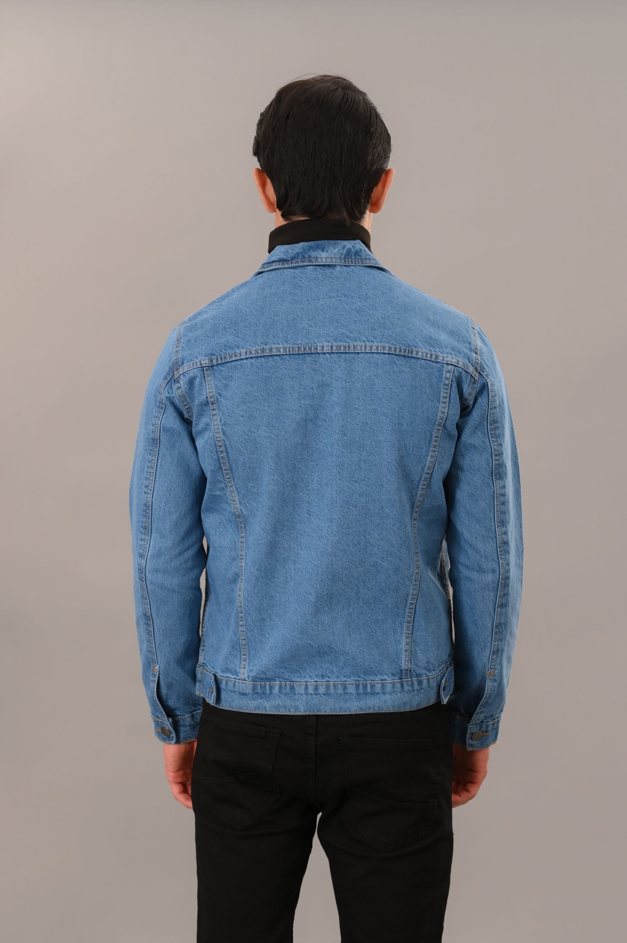 Deep Blue Denim Jacket - Shop Now - Checkmate Atelier