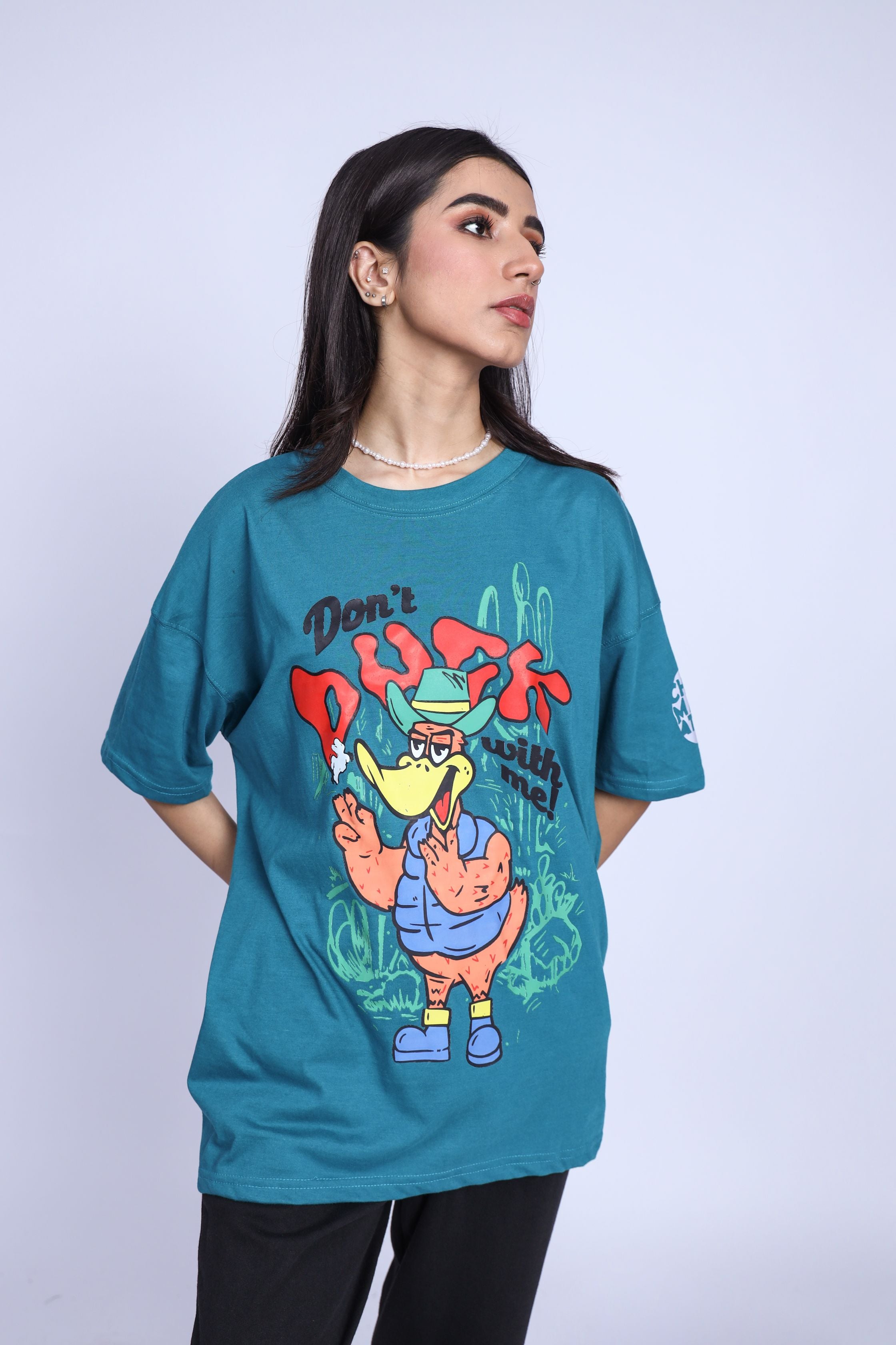 DON’T DUCK OVERSIZED T-SHIRT - Shop Now - Checkmate Atelier