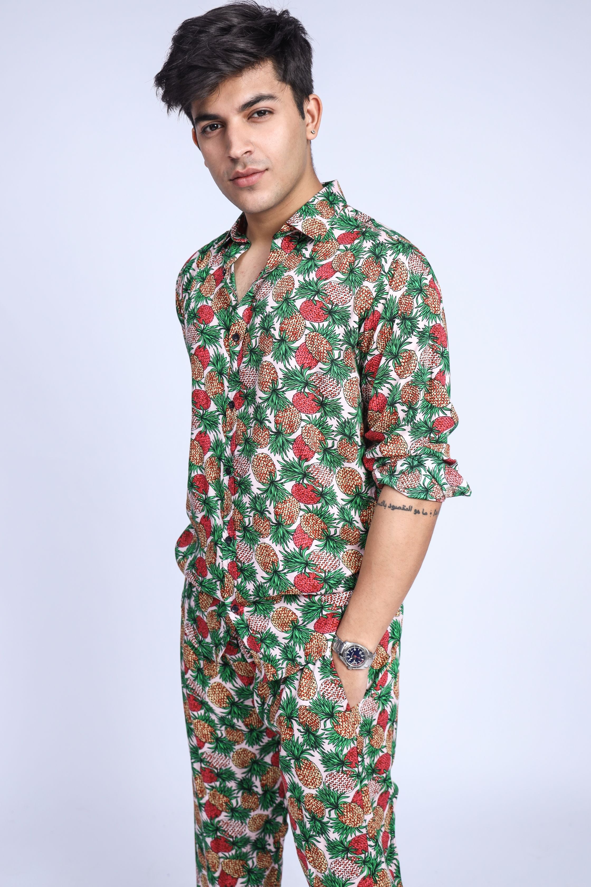 PINEAPPLE CASUAL SHIRT - Shop Now - Checkmate Atelier