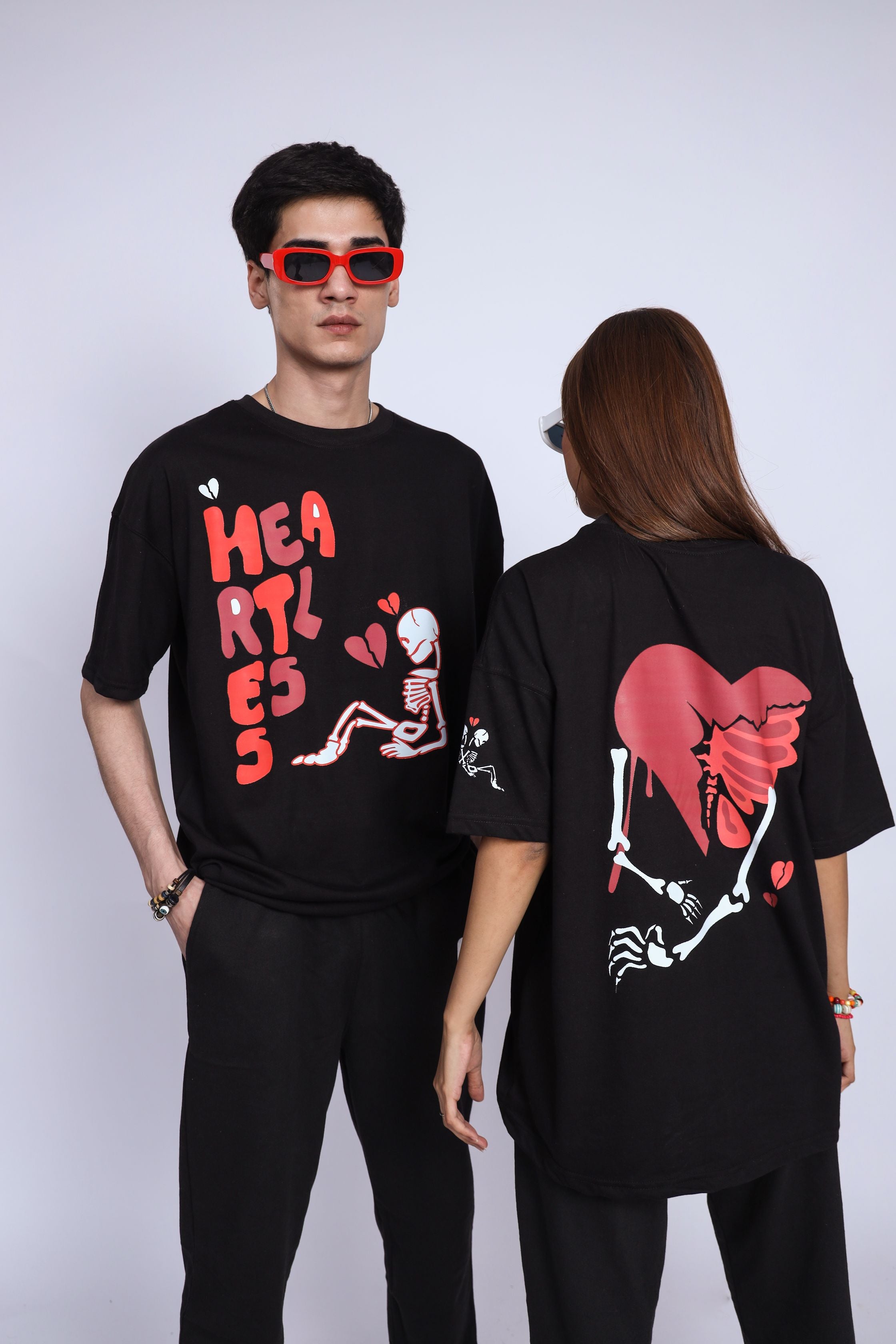 HEARTLESS OVERSIZED T-SHIRT - Shop Now - Checkmate Atelier