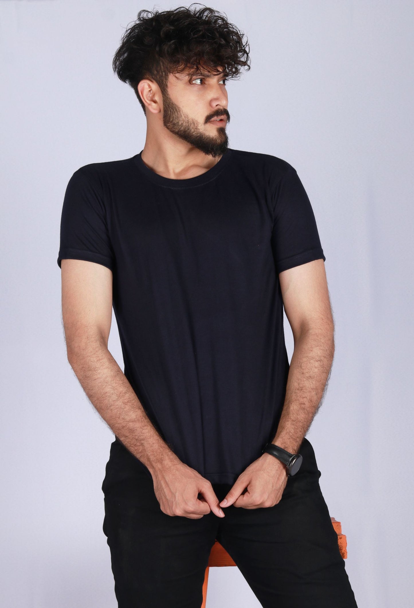 Shop DEEP BLUE TEE (PLUS SIZE) Online in Pakistan