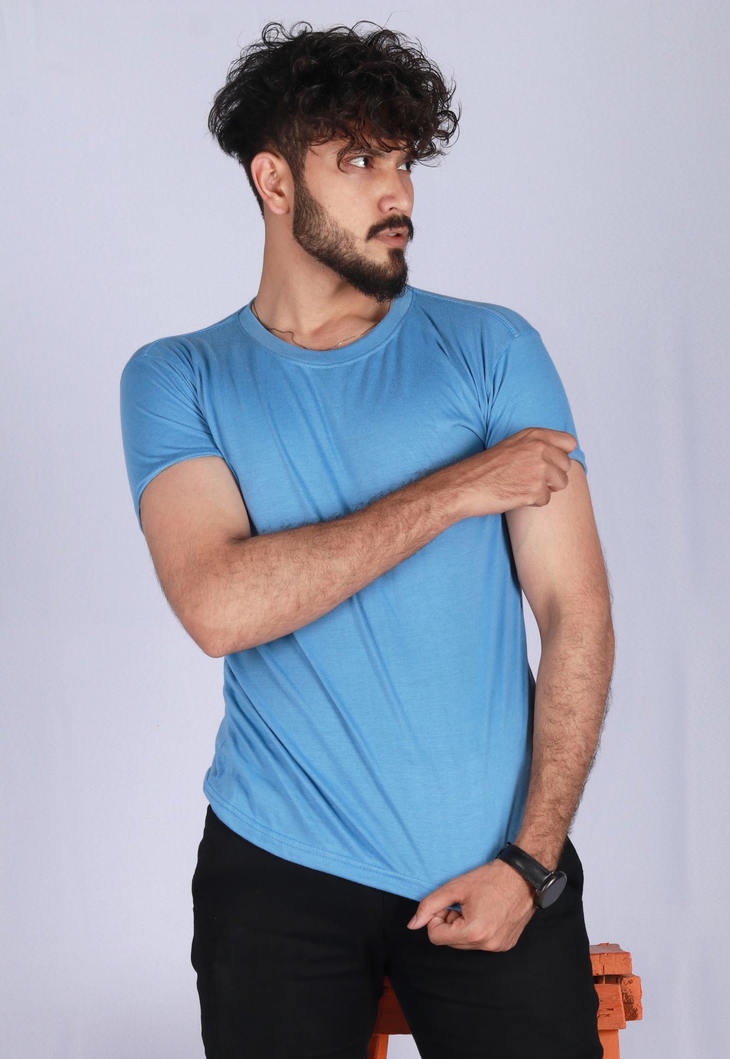 Shop SKYISH BLUE TEE Online in Pakistan