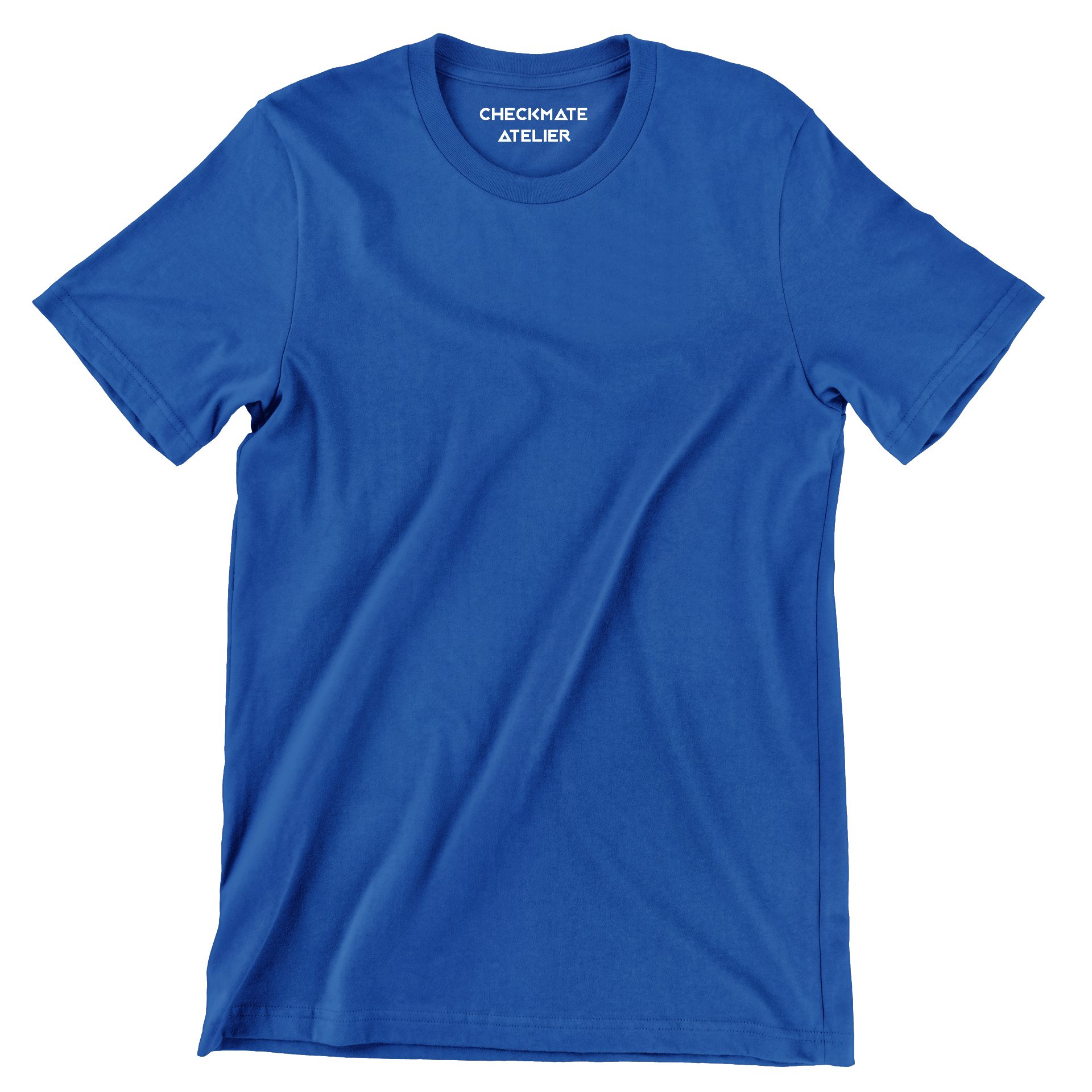 Royal Blue Basic T-Shirt - Shop Now - Checkmate Atelier