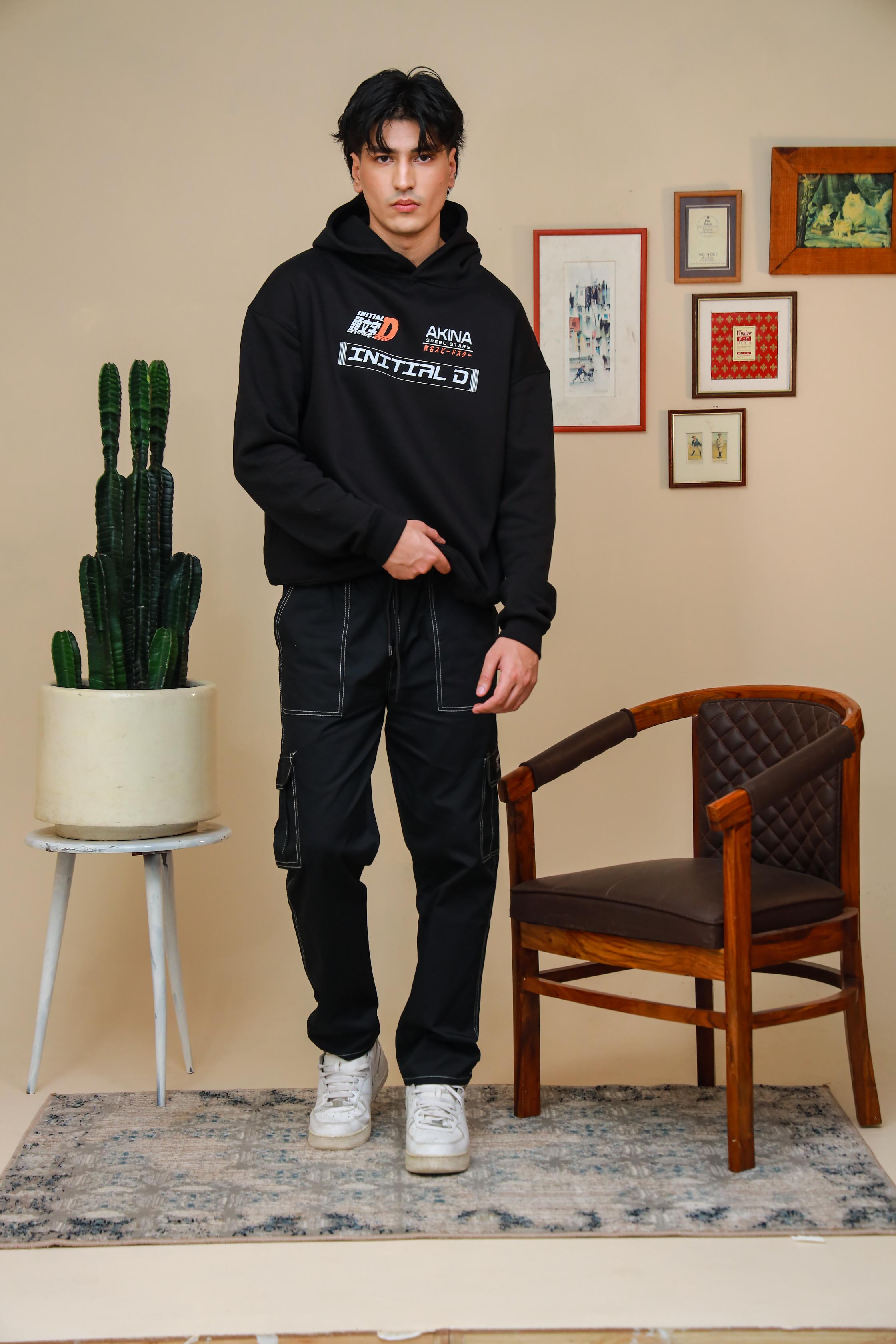 INITIAL D OVERSIZED HOODIE - Shop Now - Checkmate Atelier