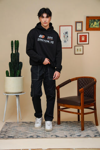 INITIAL D OVERSIZED HOODIE - Shop Now - Checkmate Atelier