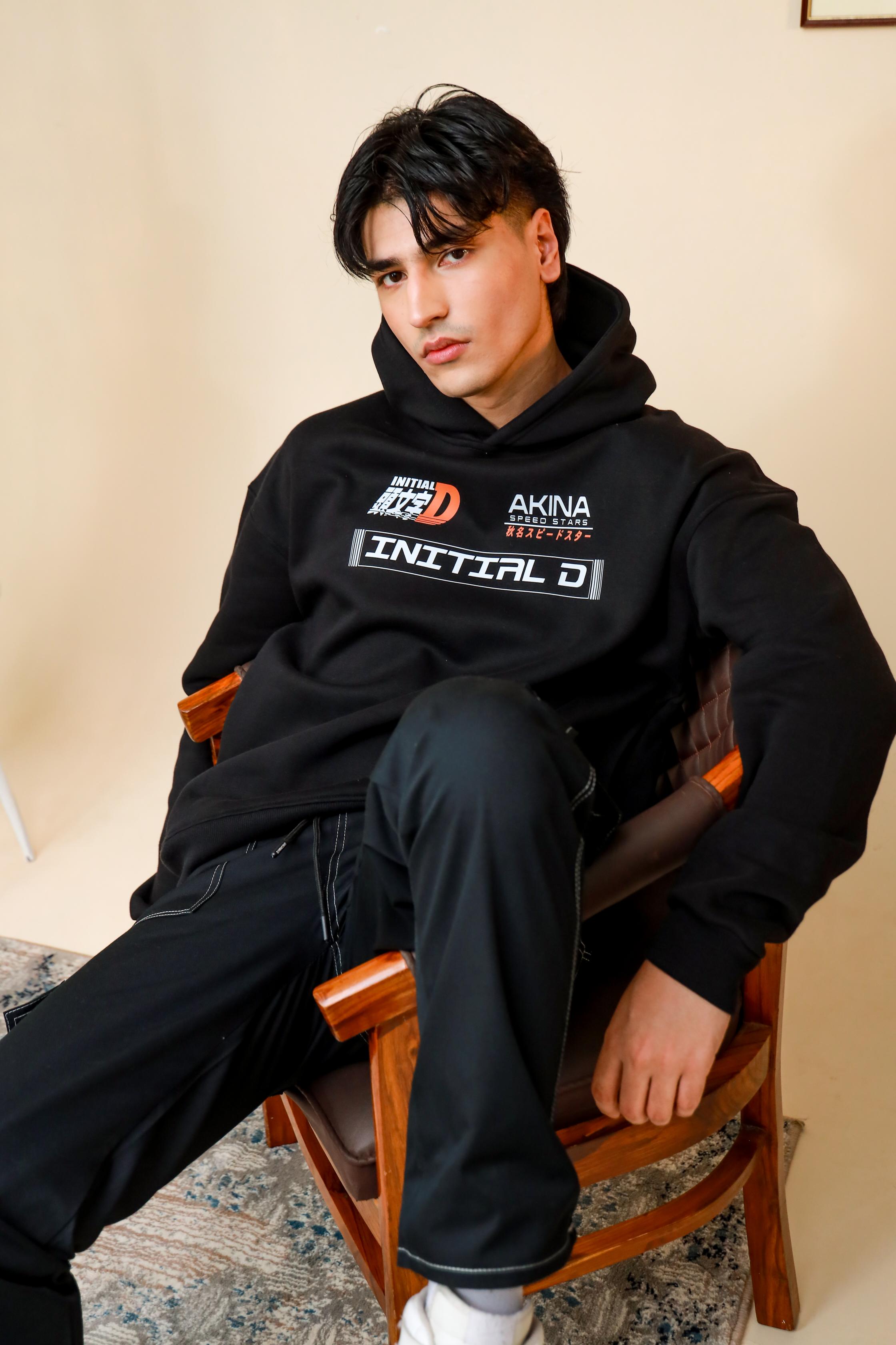 INITIAL D OVERSIZED HOODIE - Shop Now - Checkmate Atelier