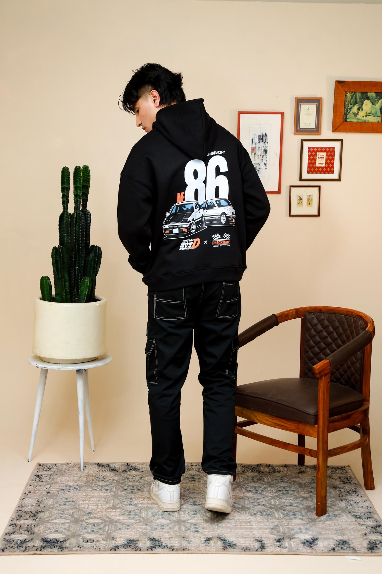 Shop INITIAL D OVERSIZED HOODIE Online in Pakistan