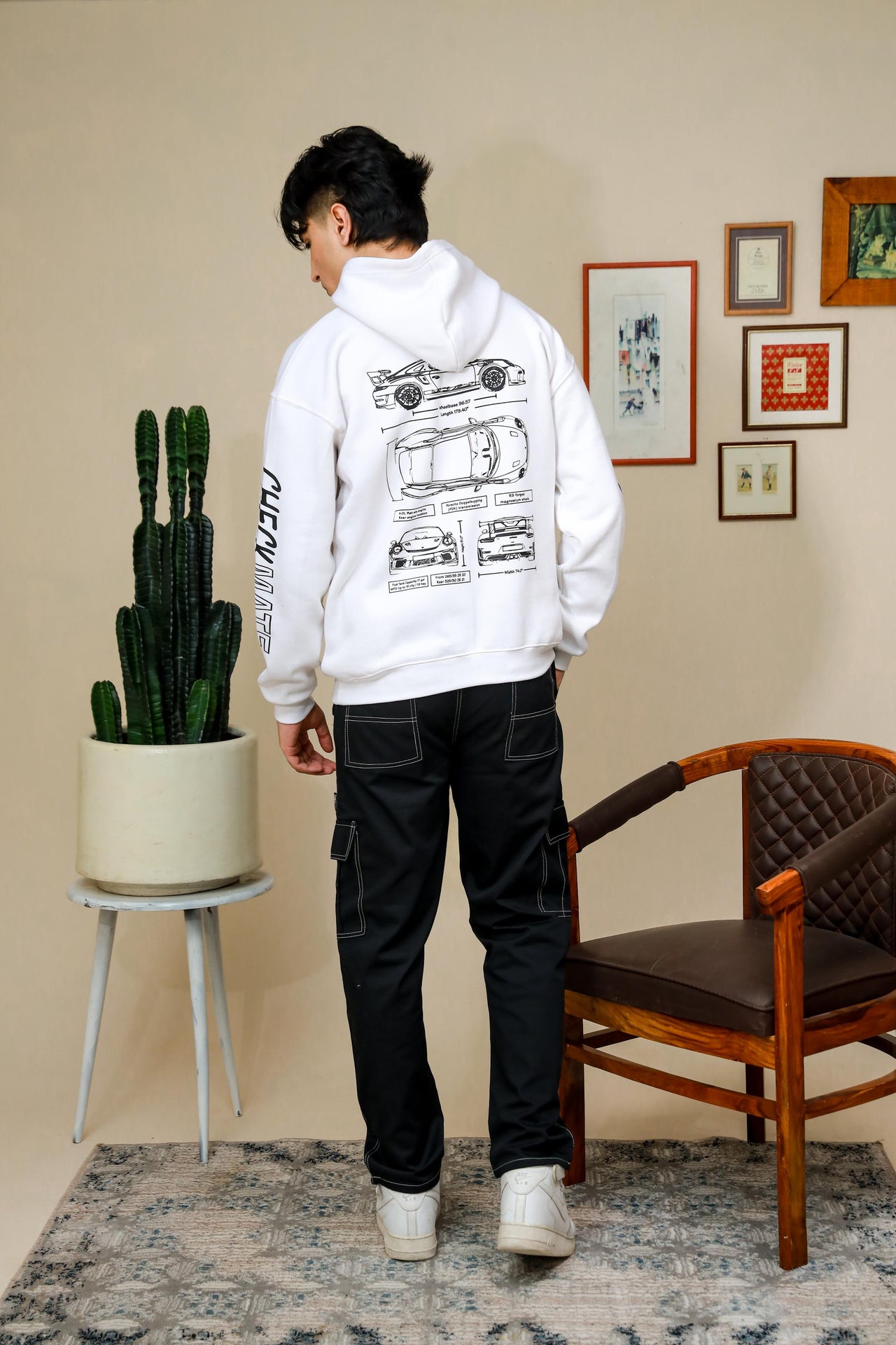 Shop [MINOR FAULT] PORSCHE OVERSIZED HOODIE Online in Pakistan