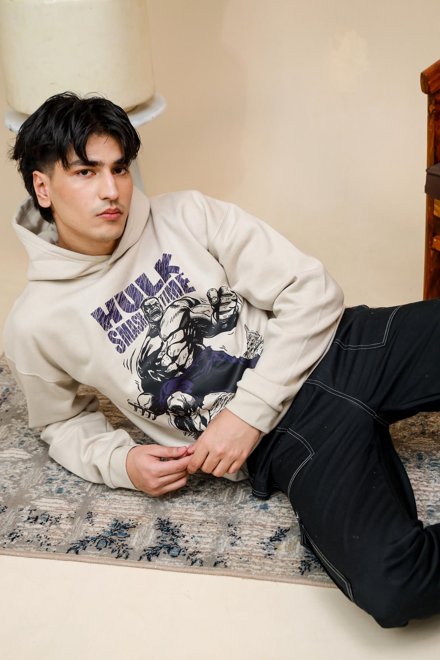 Shop HULK SMASH OVERSIZED HOODIE Online in Pakistan