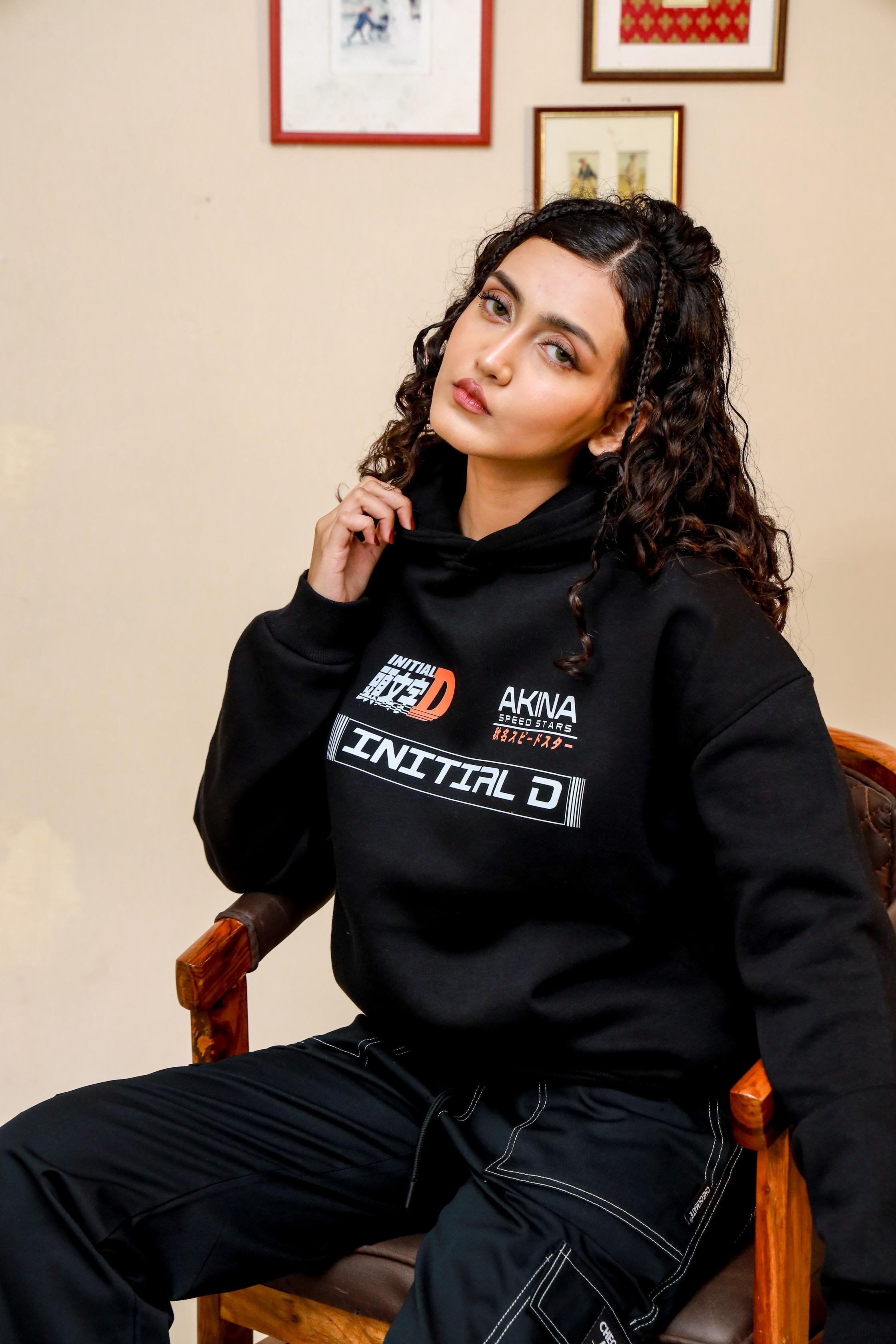 INITIAL D OVERSIZED HOODIE - Shop Now - Checkmate Atelier