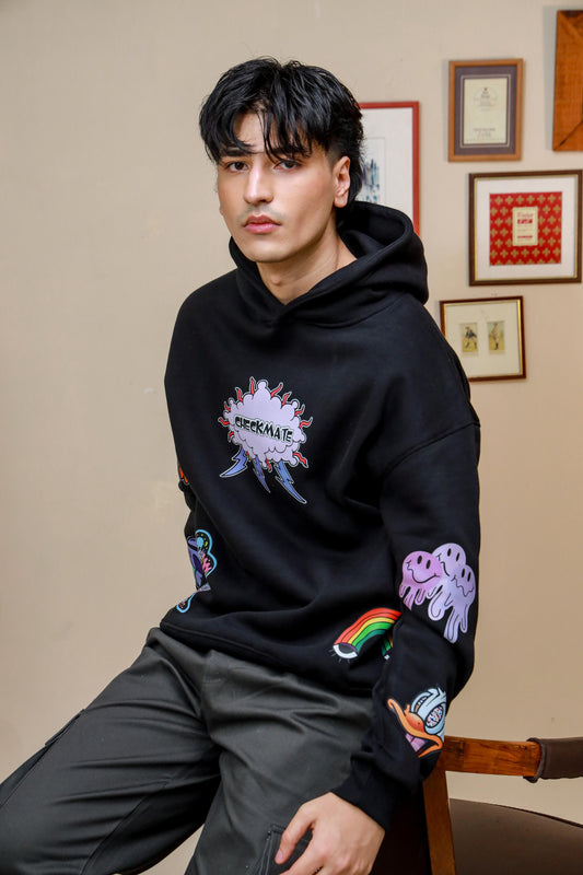 Shop [MINOR FAULT] CHECKMATE OFFICIAL OVERSIZED HOODIE Online in Pakistan