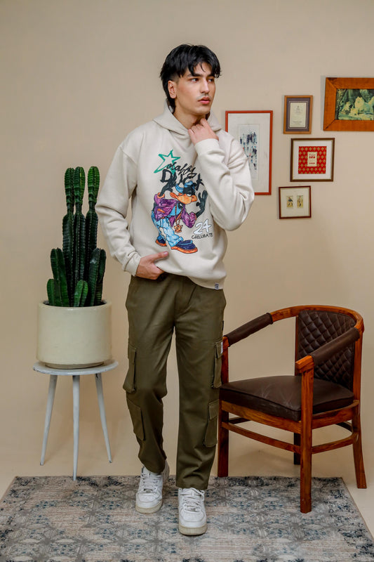 DAFFY DUCK OVERSIZED HOODIE - Checkmate Atelier