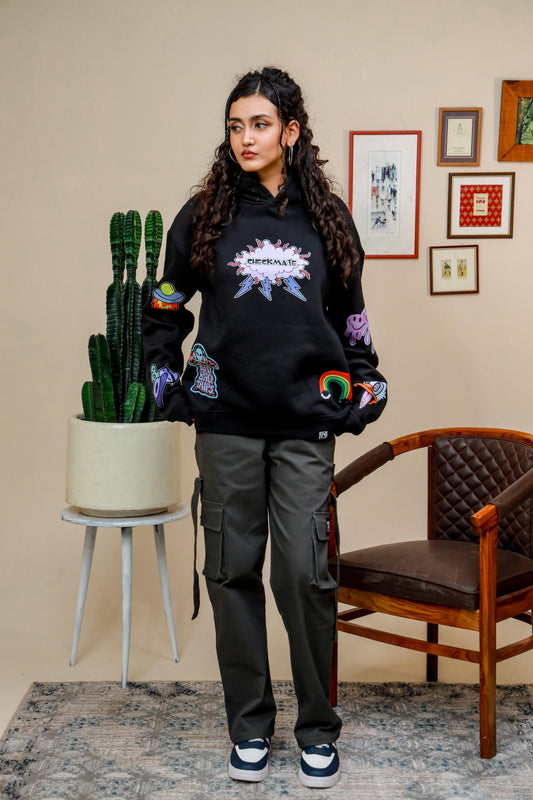 Shop [MINOR FAULT] CHECKMATE OFFICIAL OVERSIZED HOODIE Online in Pakistan