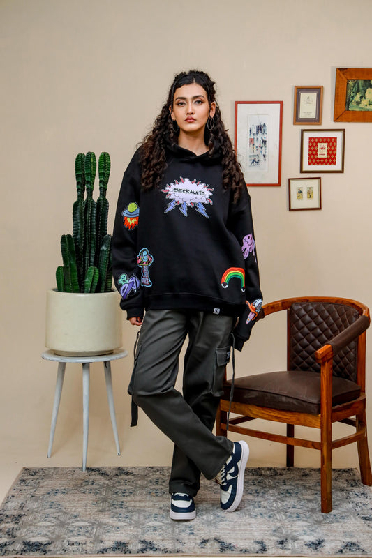 Shop CHECKMATE OFFICIAL OVERSIZED HOODIE Online in Pakistan