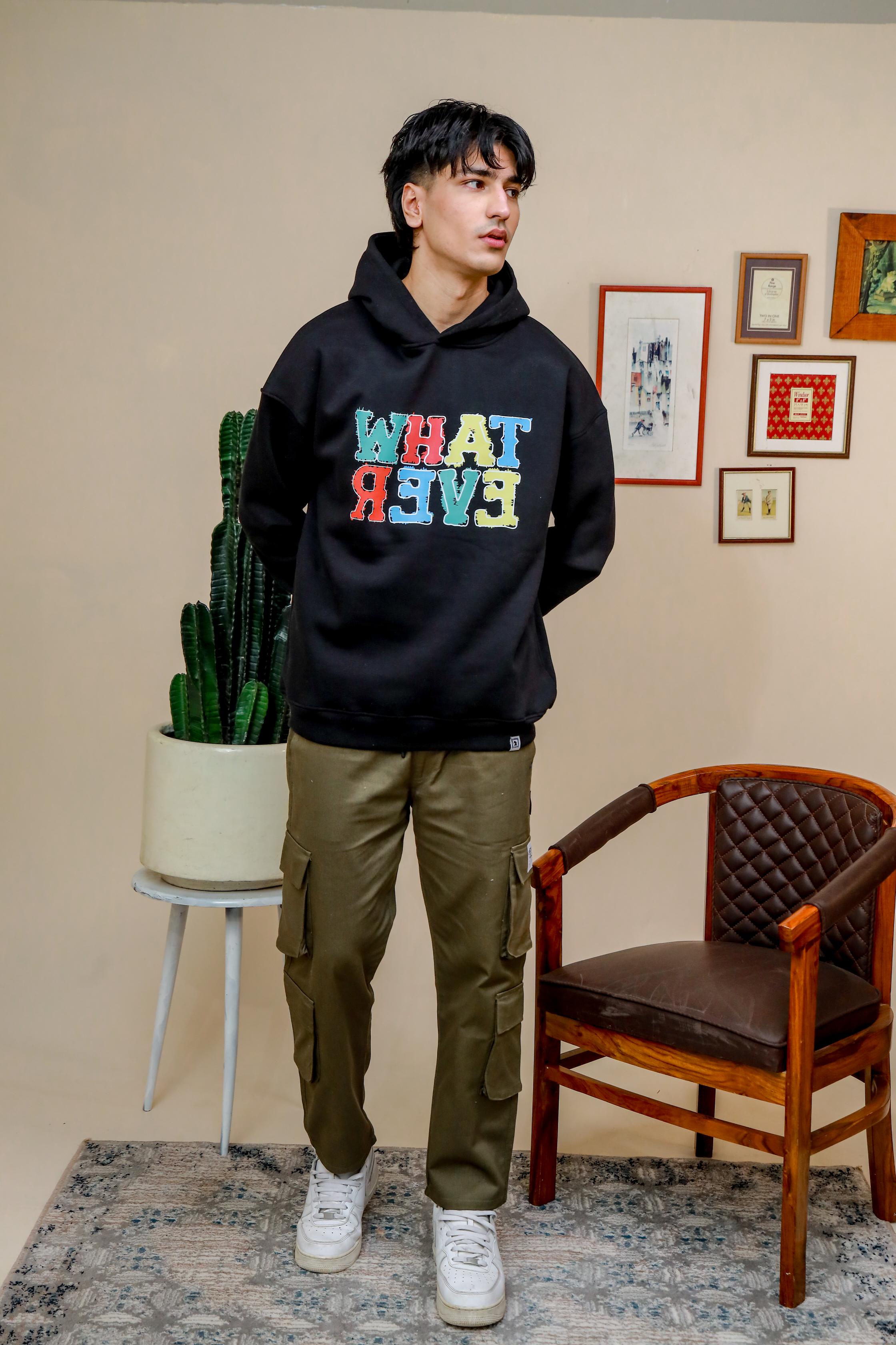 WHAT EVER OVERSIZED HOODIE - Shop Now - Checkmate Atelier