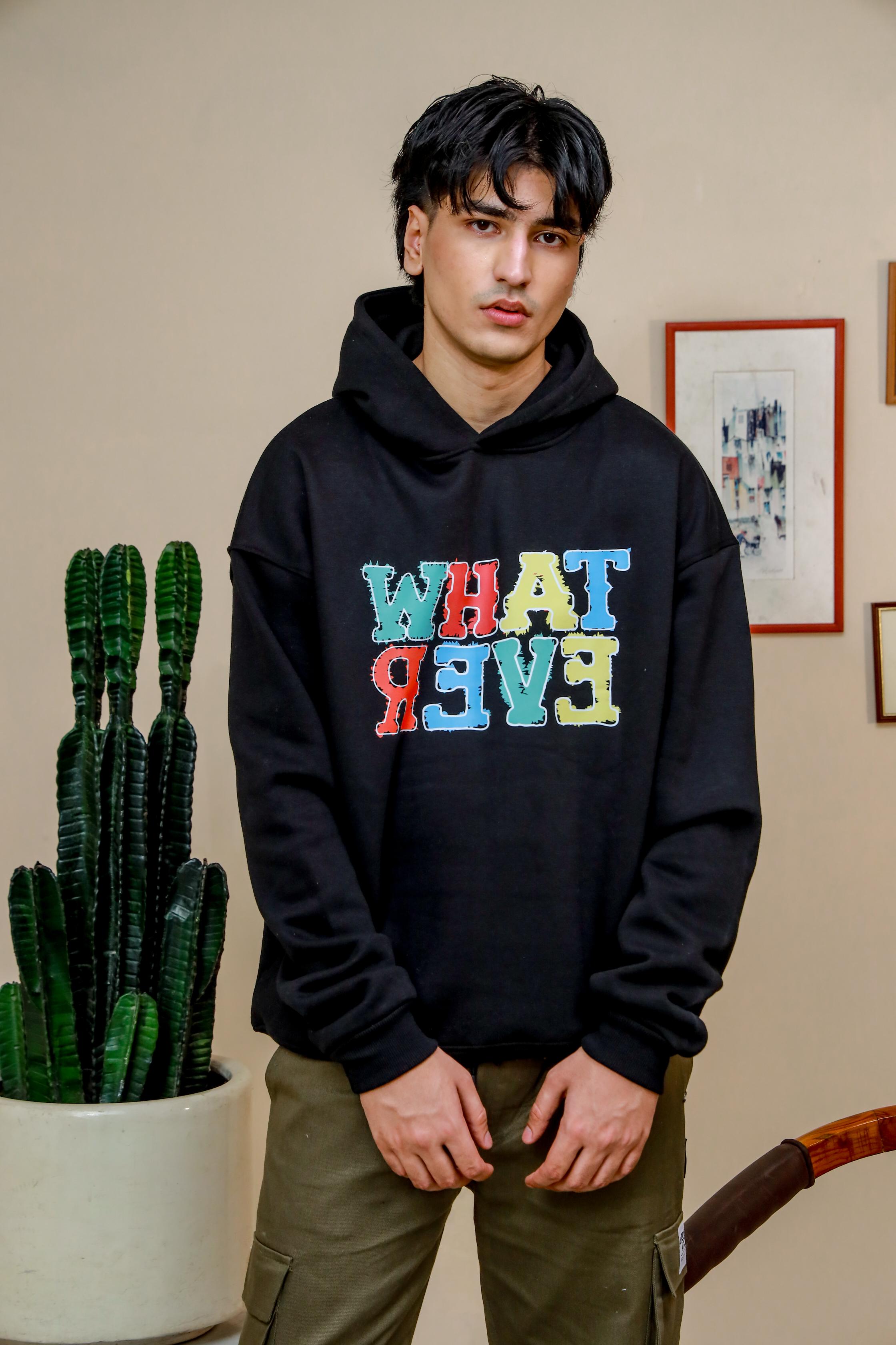 WHAT EVER OVERSIZED HOODIE - Shop Now - Checkmate Atelier