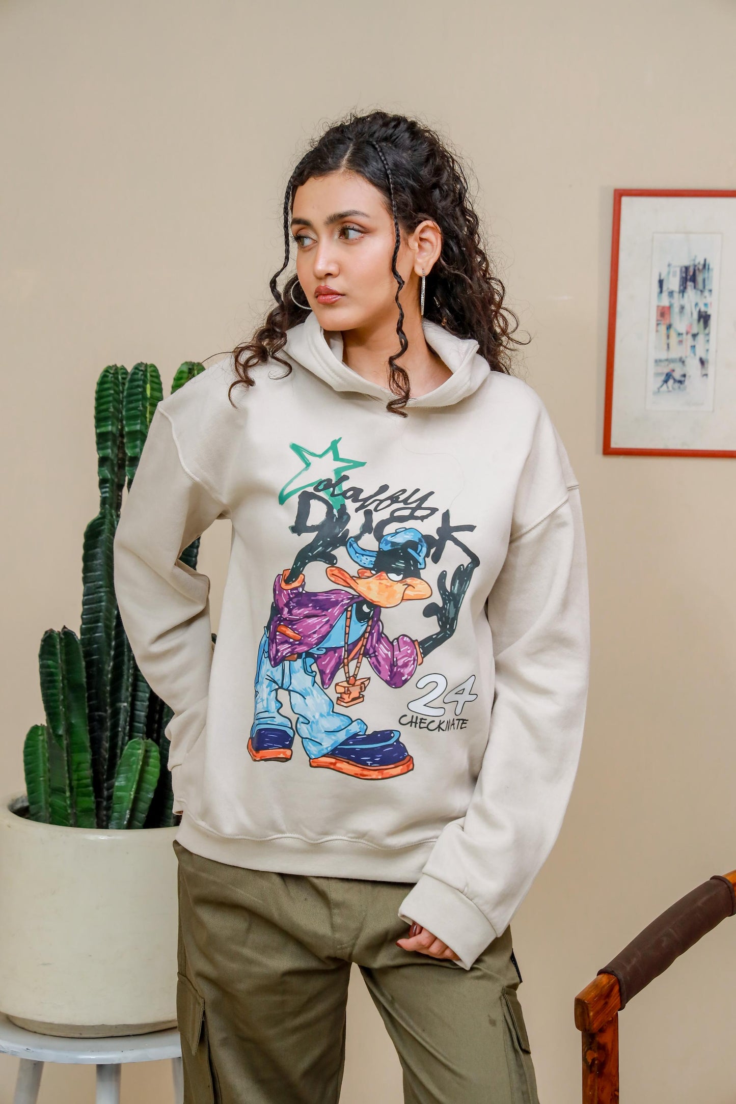 Shop DAFFY DUCK OVERSIZED HOODIE Online in Pakistan