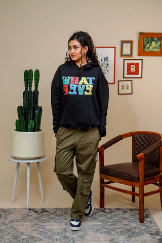 WHAT EVER OVERSIZED HOODIE - Shop Now - Checkmate Atelier