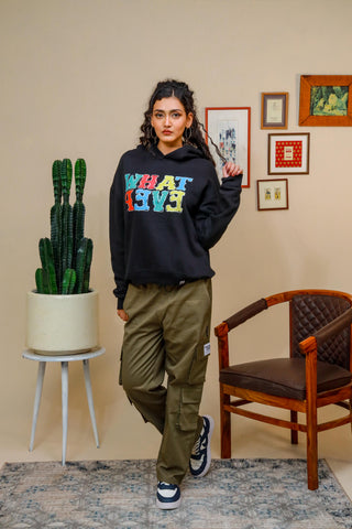 WHAT EVER OVERSIZED HOODIE - Shop Now - Checkmate Atelier