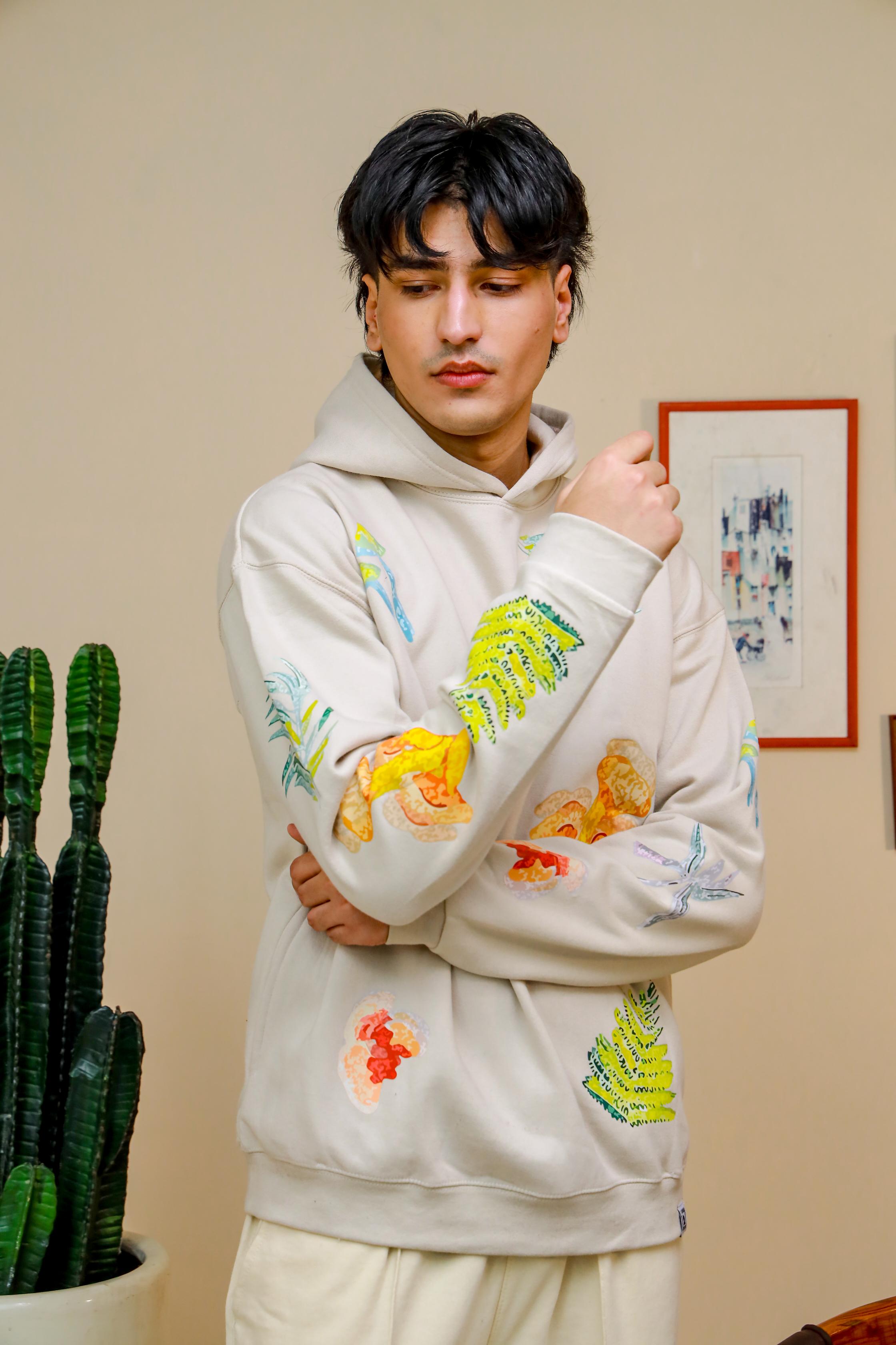 SHROOMS IN BLOOM OVERSIZED HOODIE - Shop Now - Checkmate Atelier