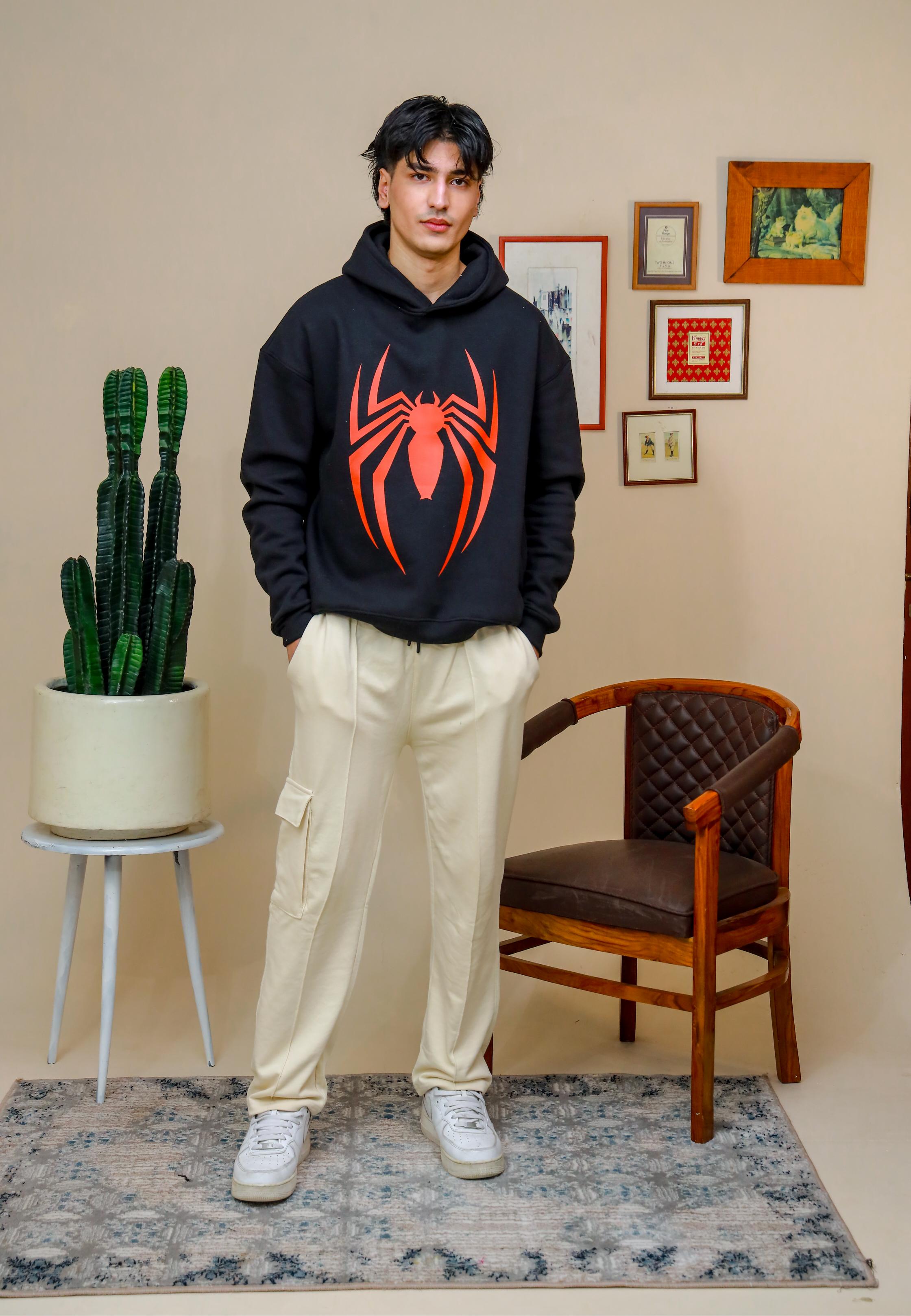 SPIDER OVERSIZED HOODIE - Shop Now - Checkmate Atelier