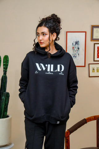 WILD OVERSIZED HOODIE - Shop Now - Checkmate Atelier