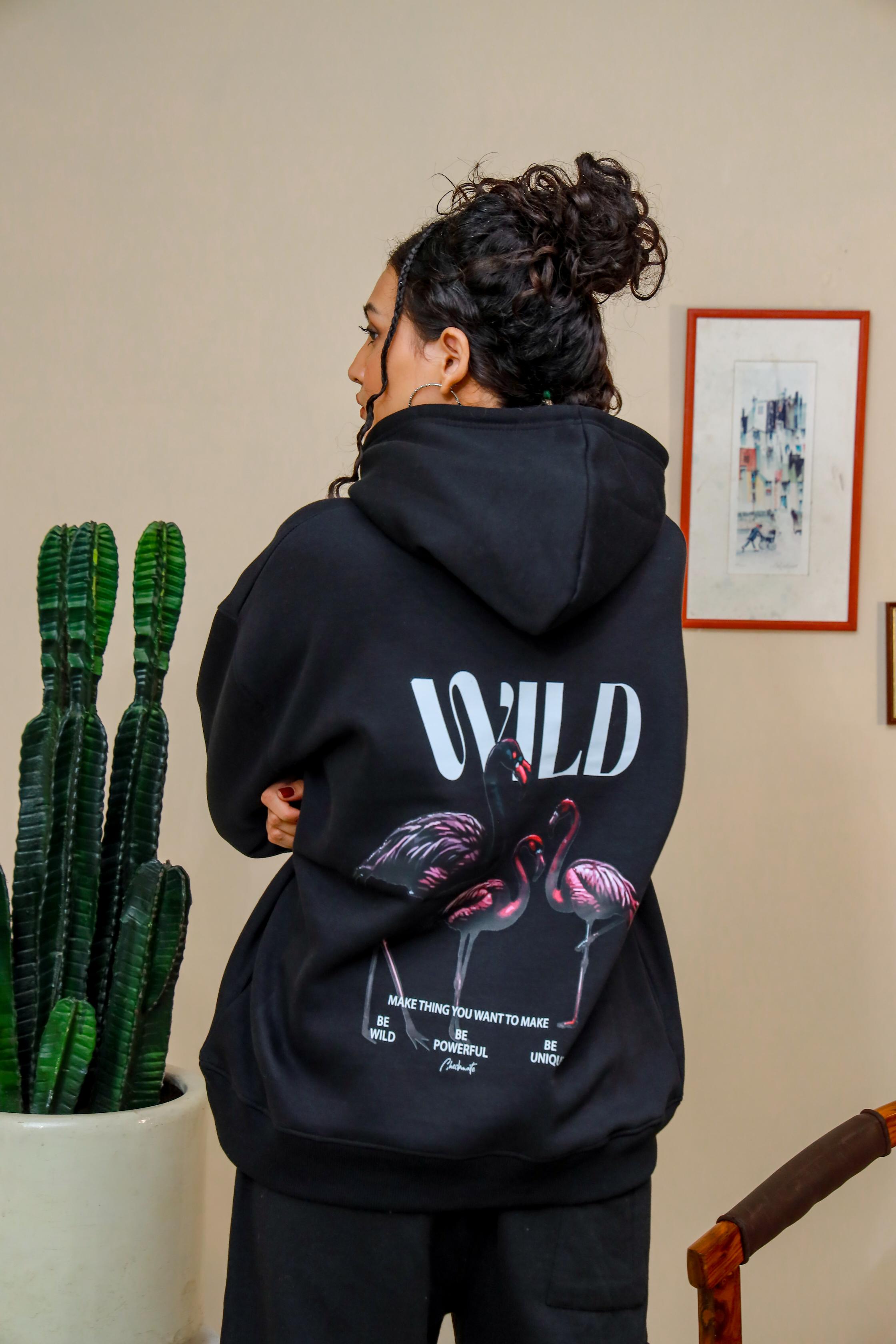 WILD OVERSIZED HOODIE - Shop Now - Checkmate Atelier