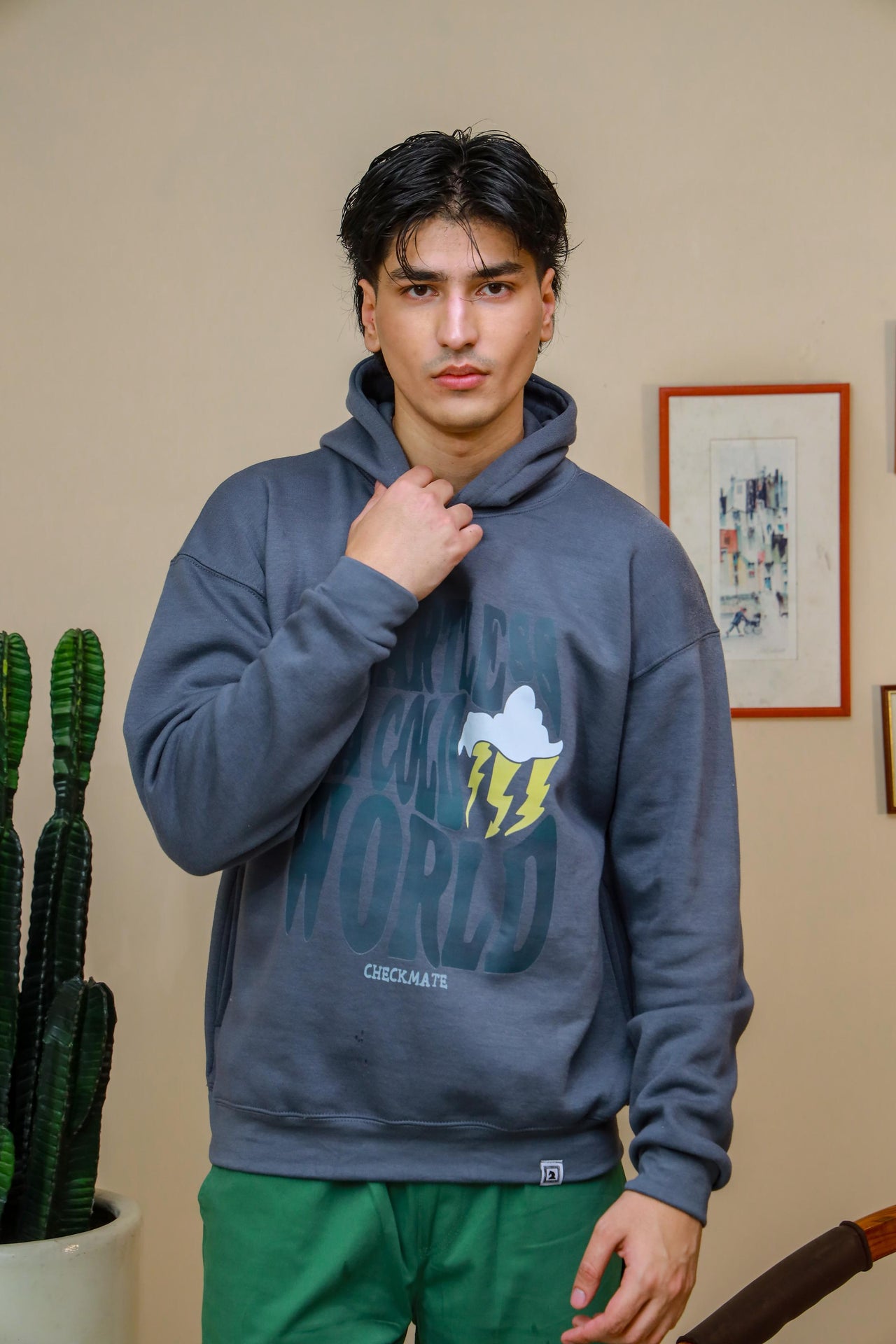 Shop HEARTLESS IN A COLD WOLRD OVERSIZED HOODIE Online in Pakistan