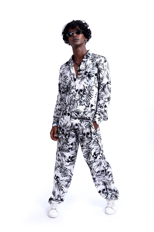 Shop SKULL LEAVES CO-ORD SET Online in Pakistan